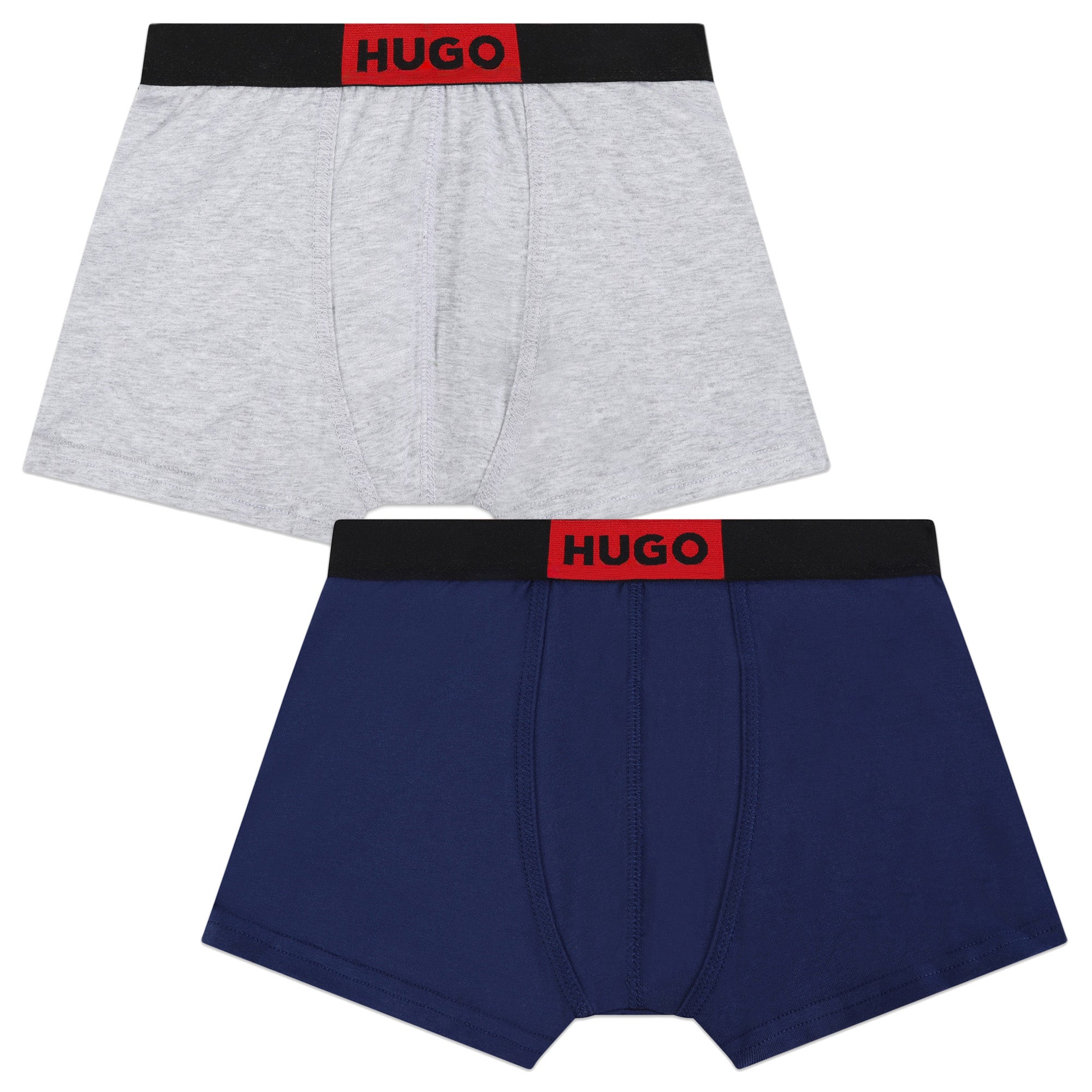 Set 2 Boxer Azul & Gris Niño