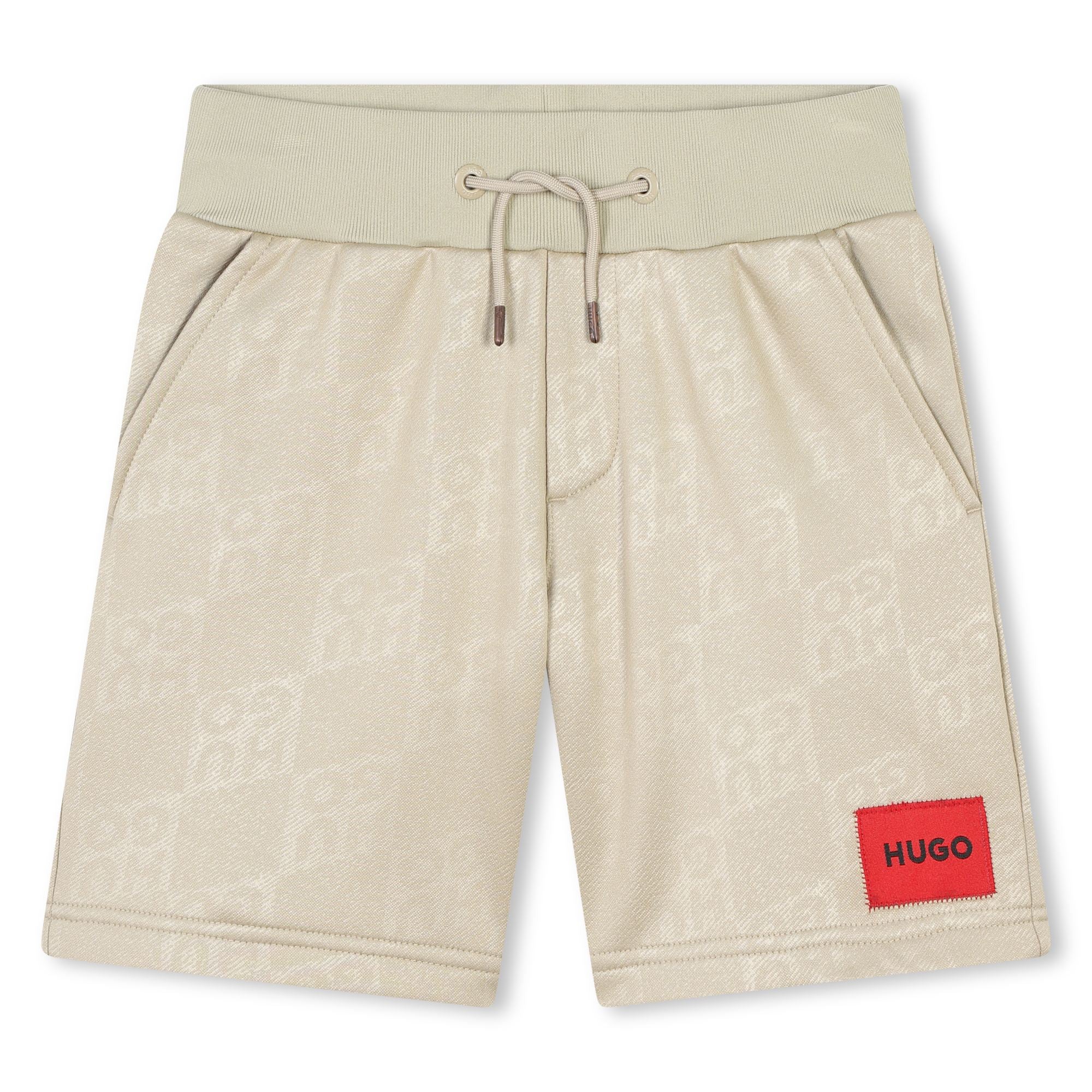 Bermuda Deportiva Monograma Beige Niño
