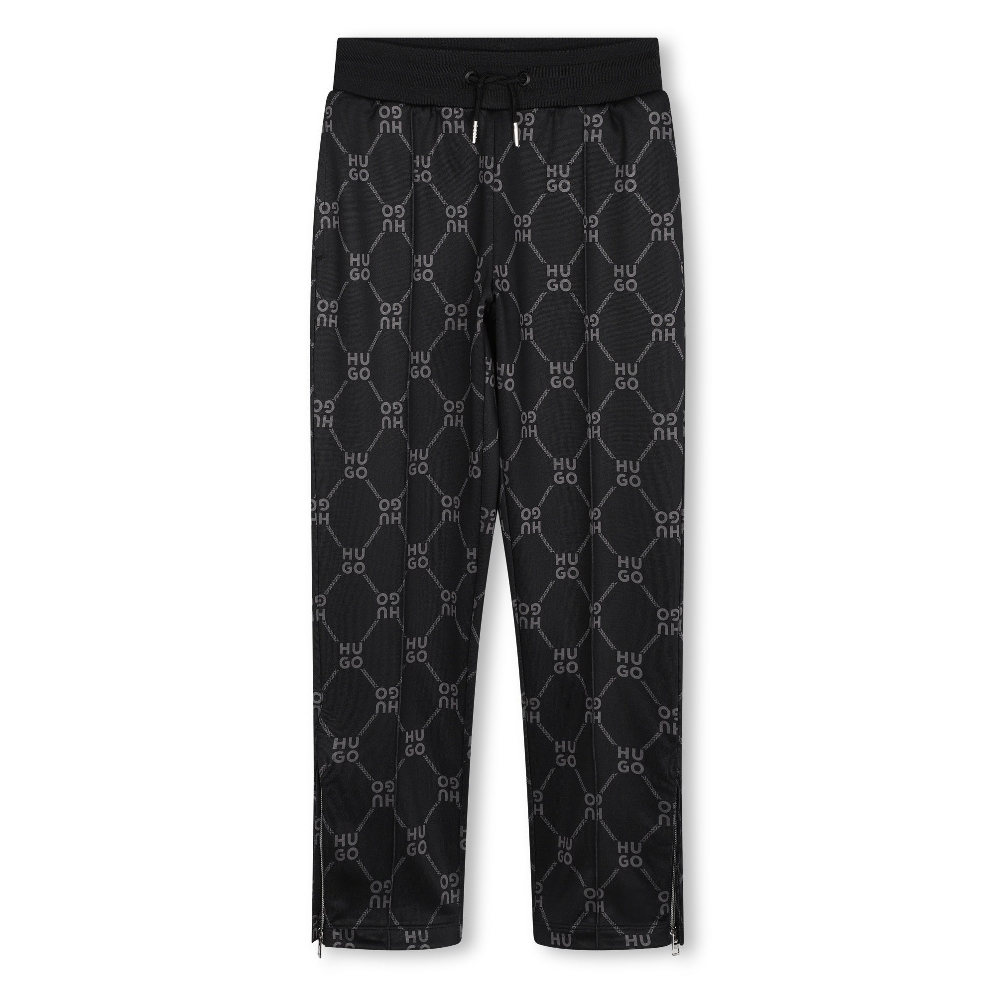 Pantalón Deportivo Monograma Negro Niño
