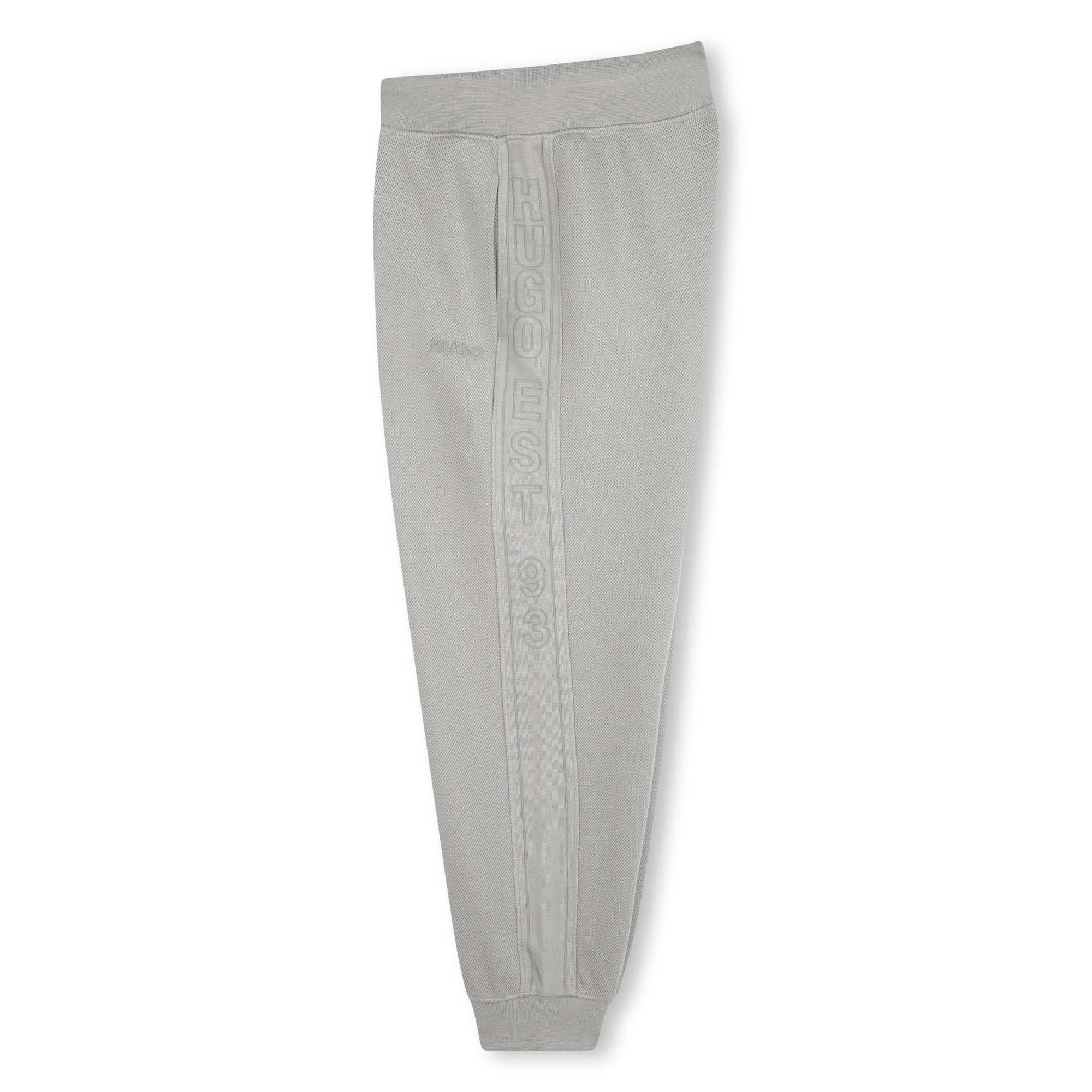 Joggers Deportivos Gris Logotipo "HUGO EST 93"
