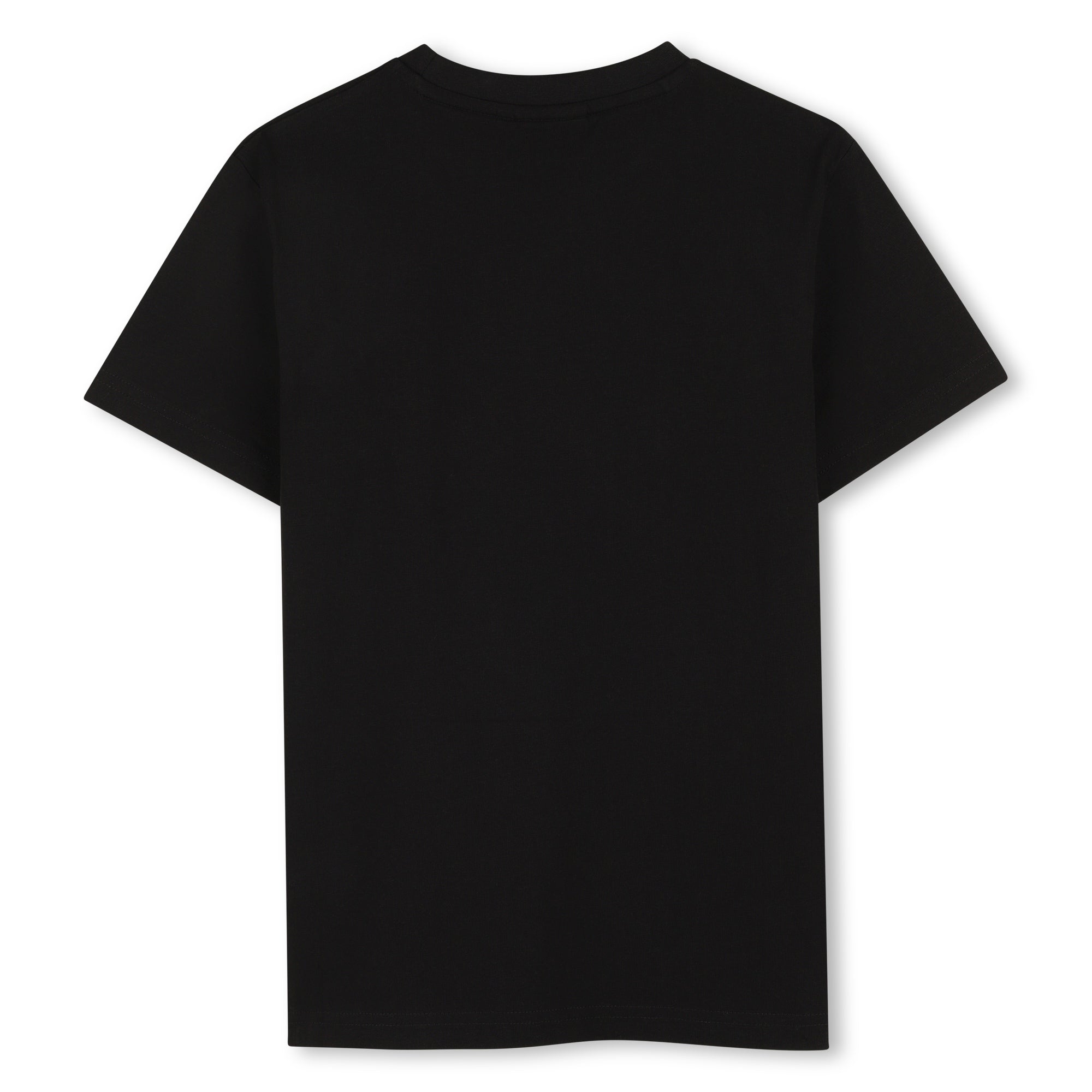 Camiseta Negra Split Algodón Orgánico