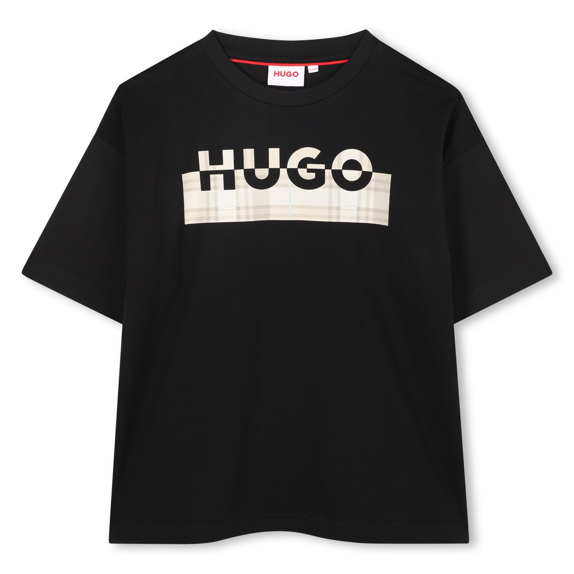 Camiseta Split Cuadros Algodón Orgánico