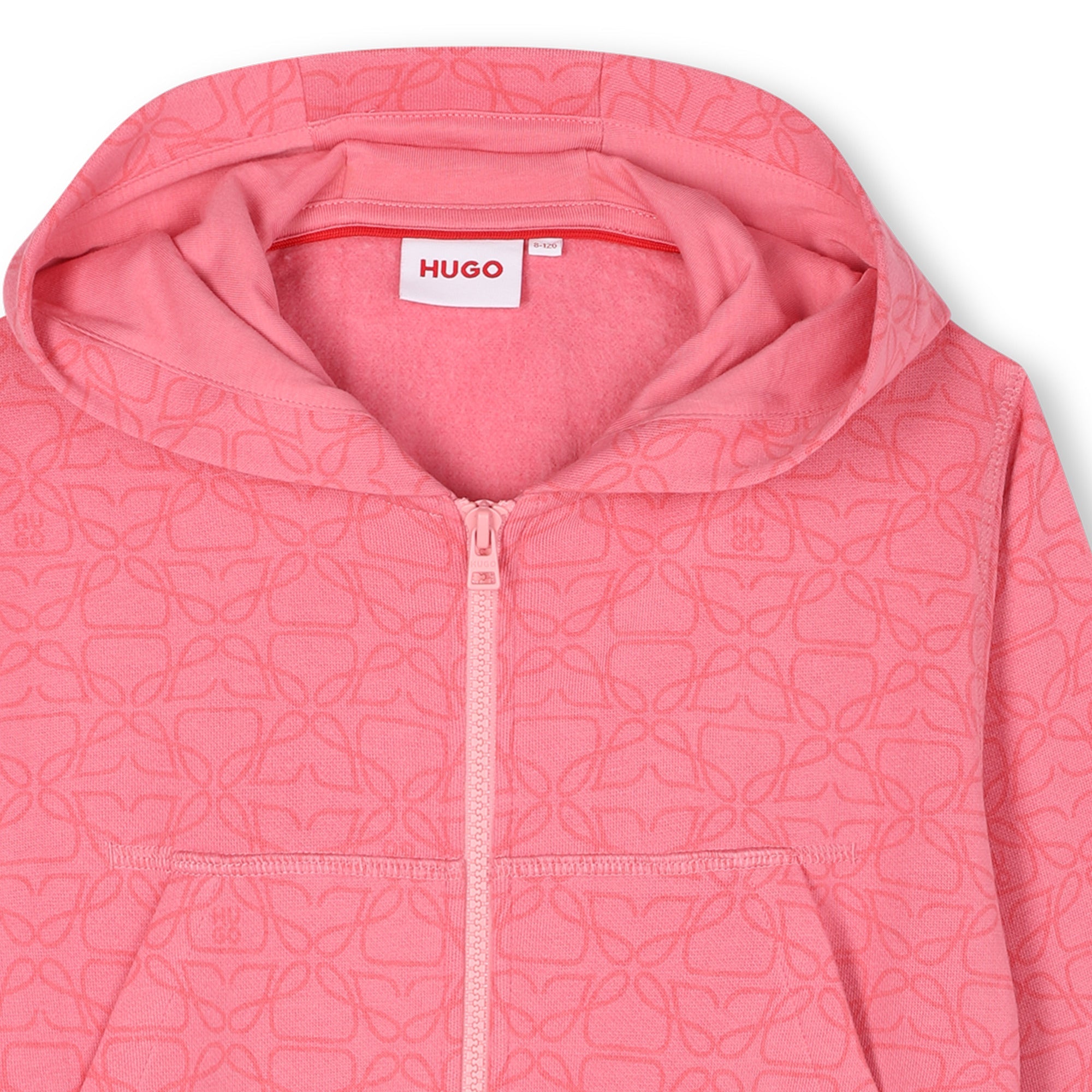 Chaqueta Hooded Estampado Integral