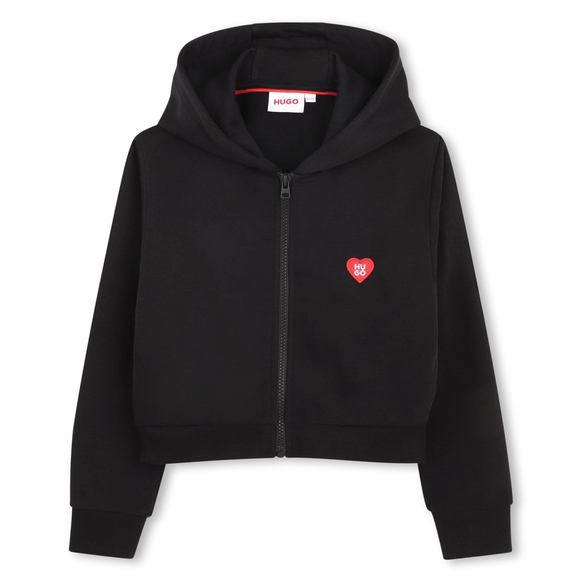 Chaqueta Hooded Hearts Negra