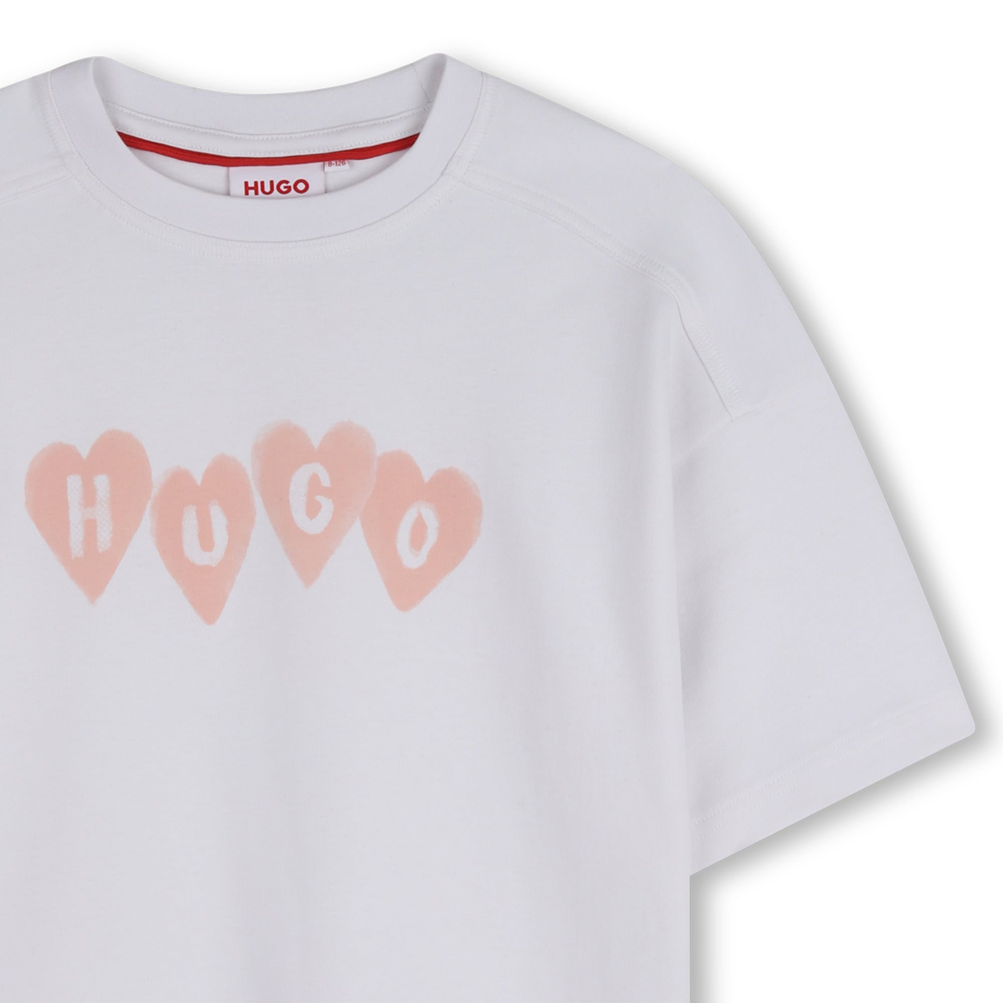 Camiseta Hearts Blanca