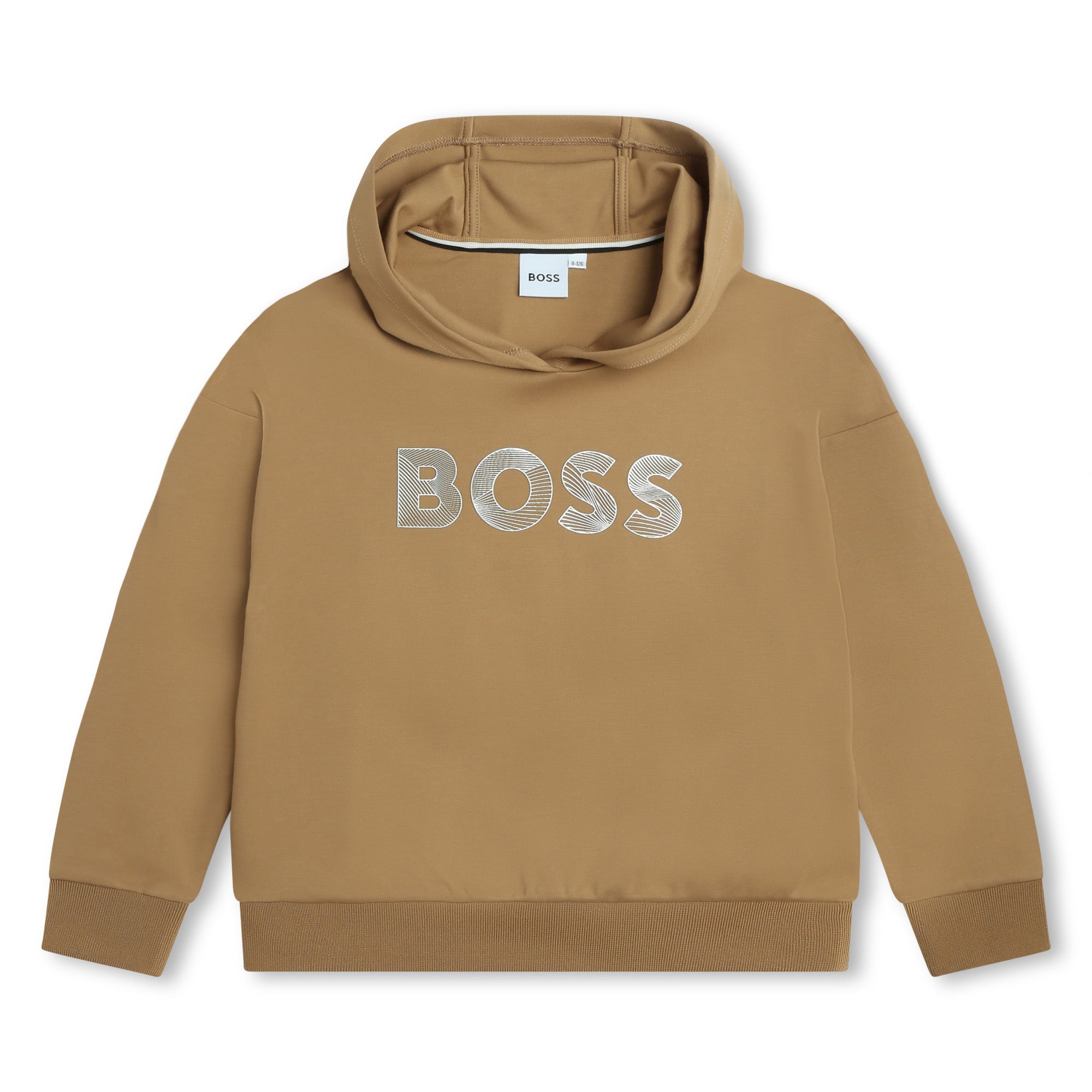 Buzo Hooded Camel Logotipo BOSS