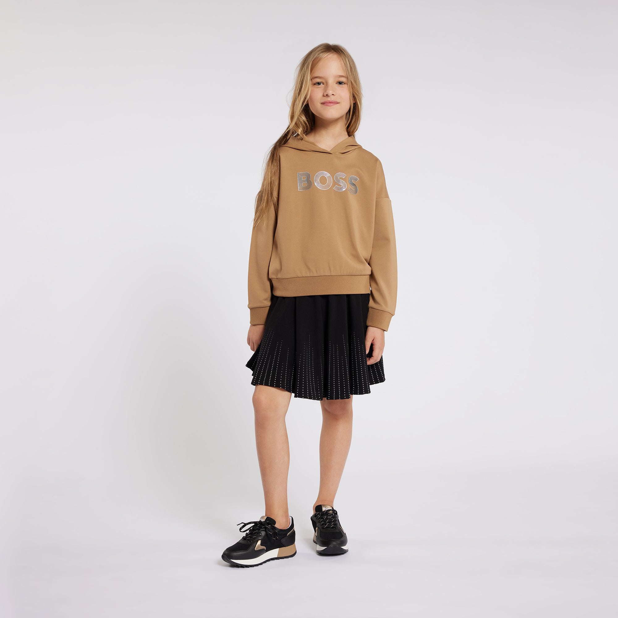 Falda Skater Milano Negra Niña