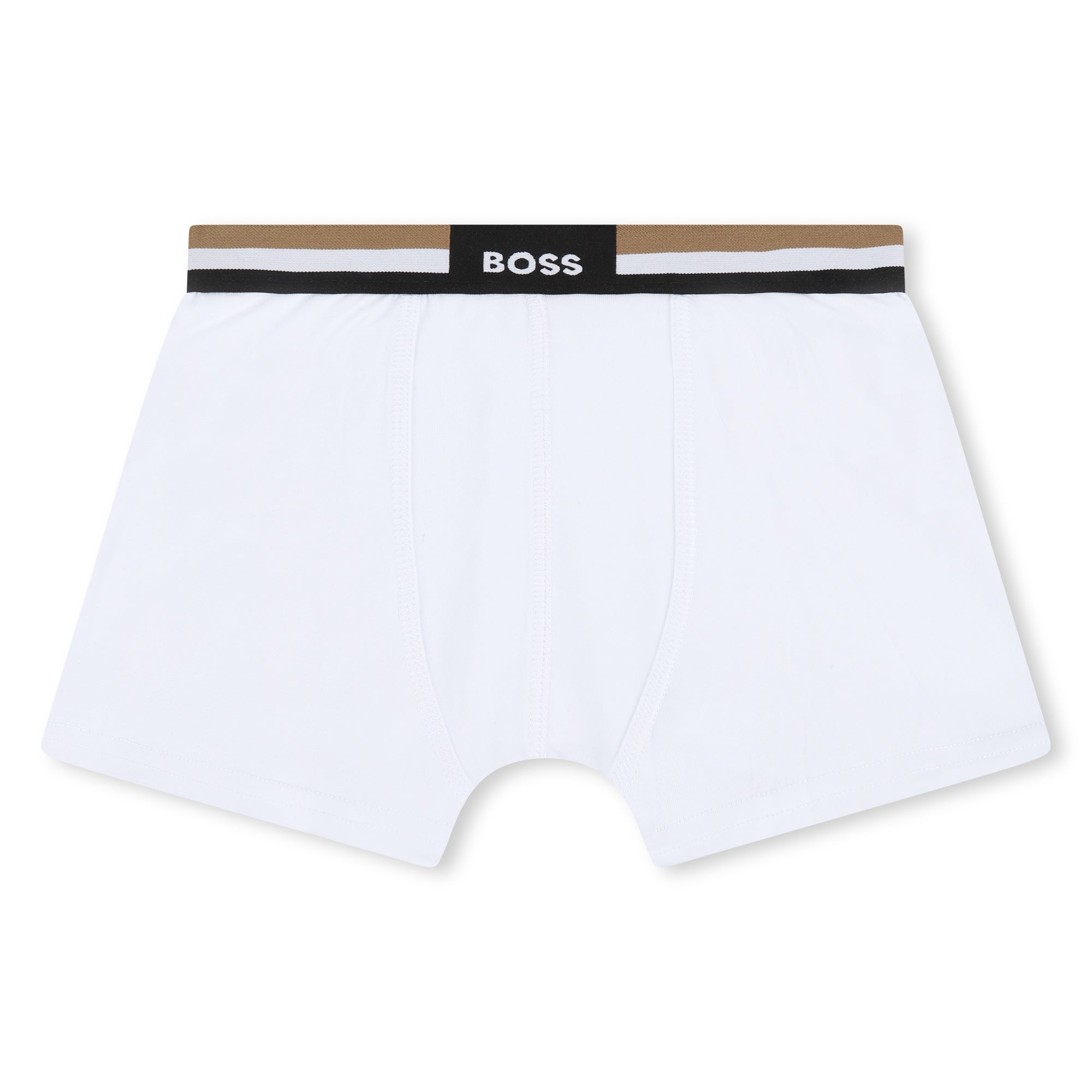Set 2 Boxer Blanco & Gris Niño