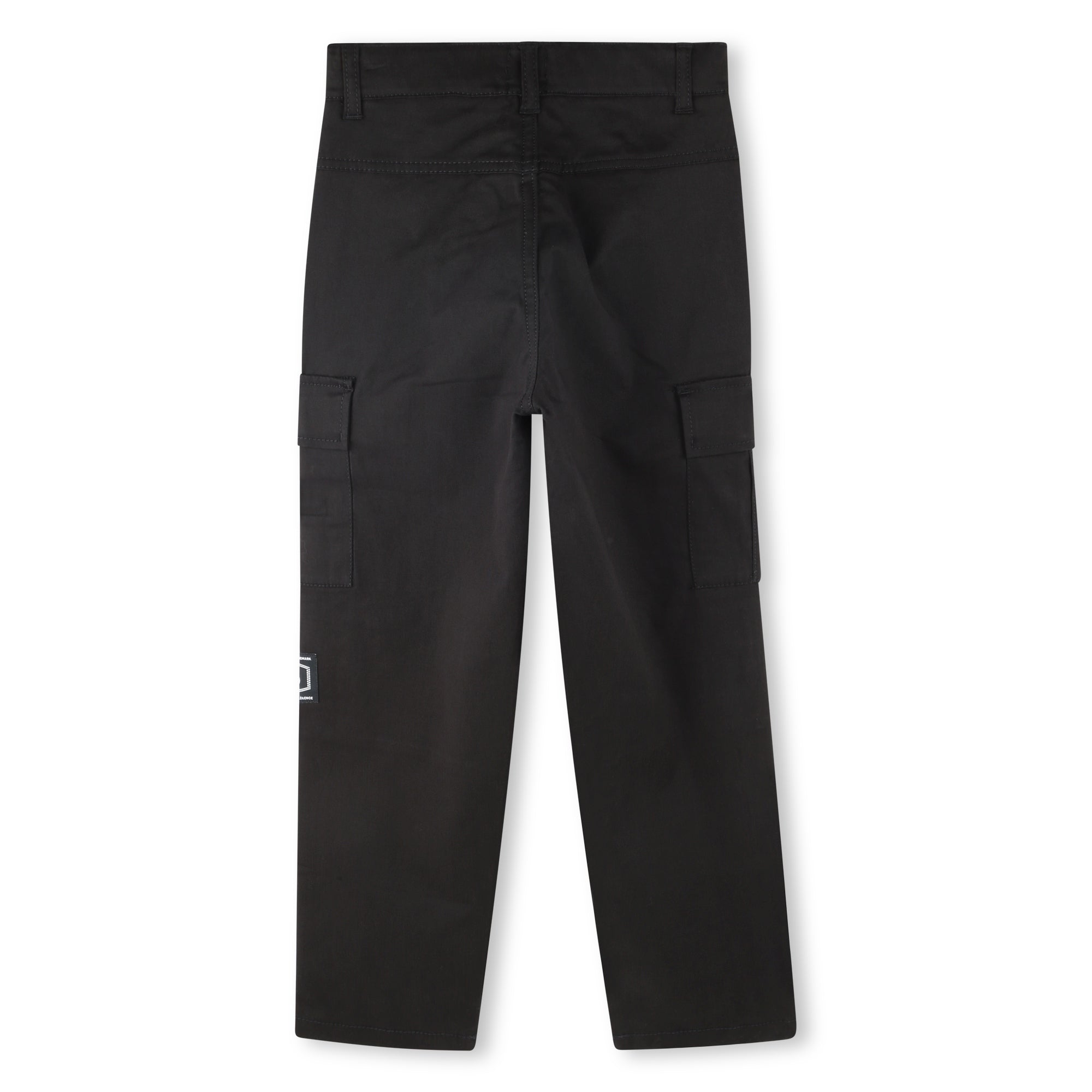 Pantalón Cargo Tapered Fit Negro Niño