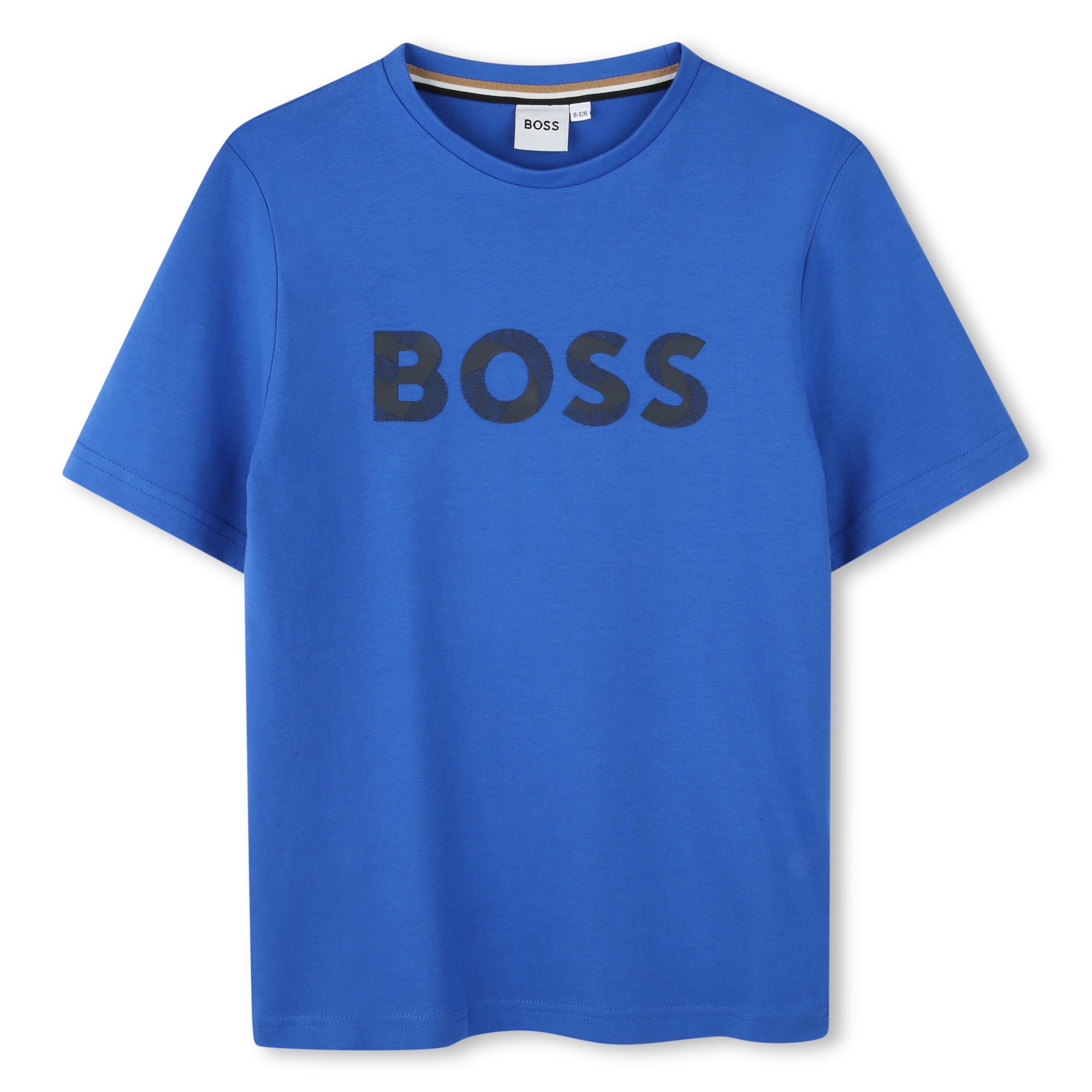 Camiseta Azul Estampado Abstracto Niño