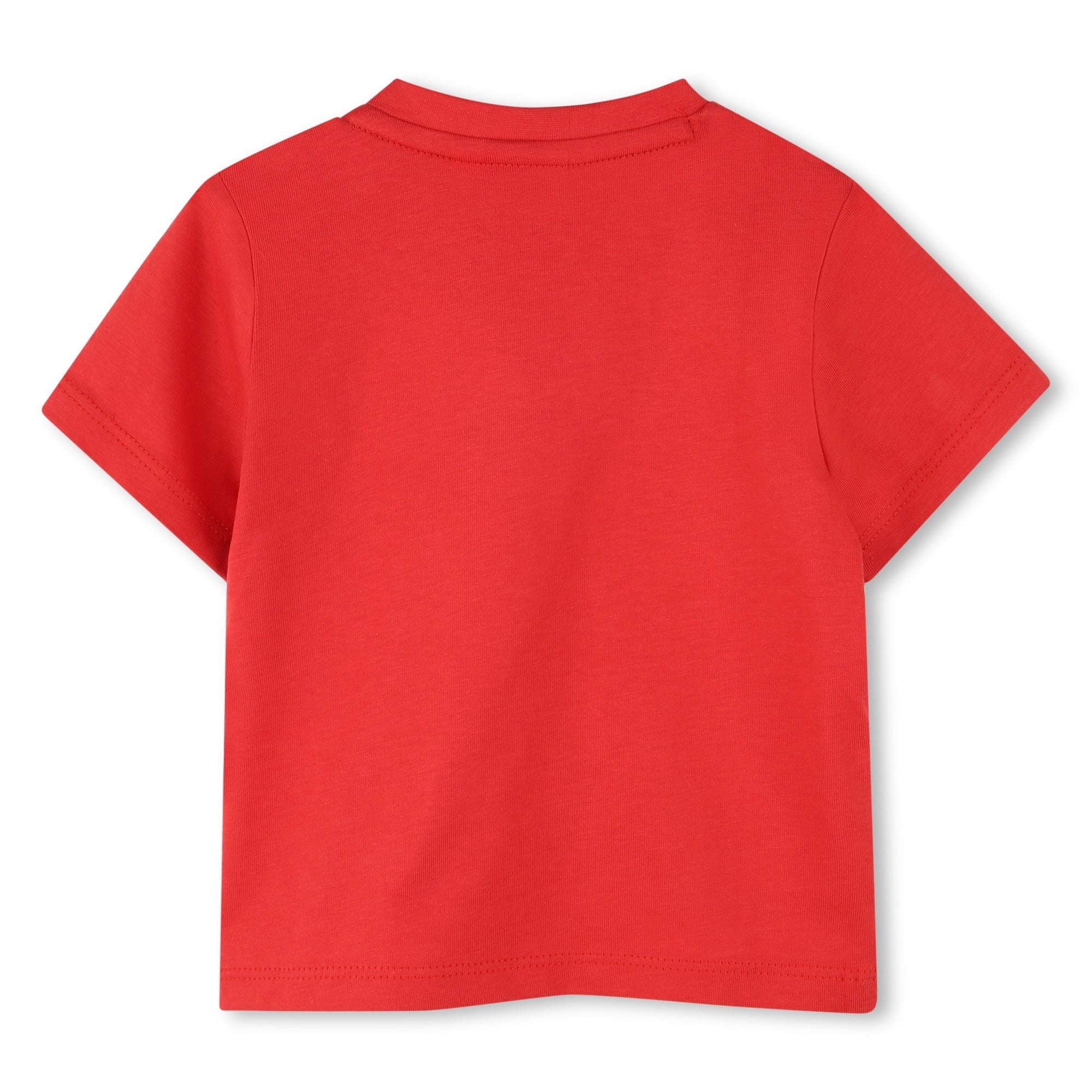 Camiseta Rojo Pimienta Estampado Frontal Bebé