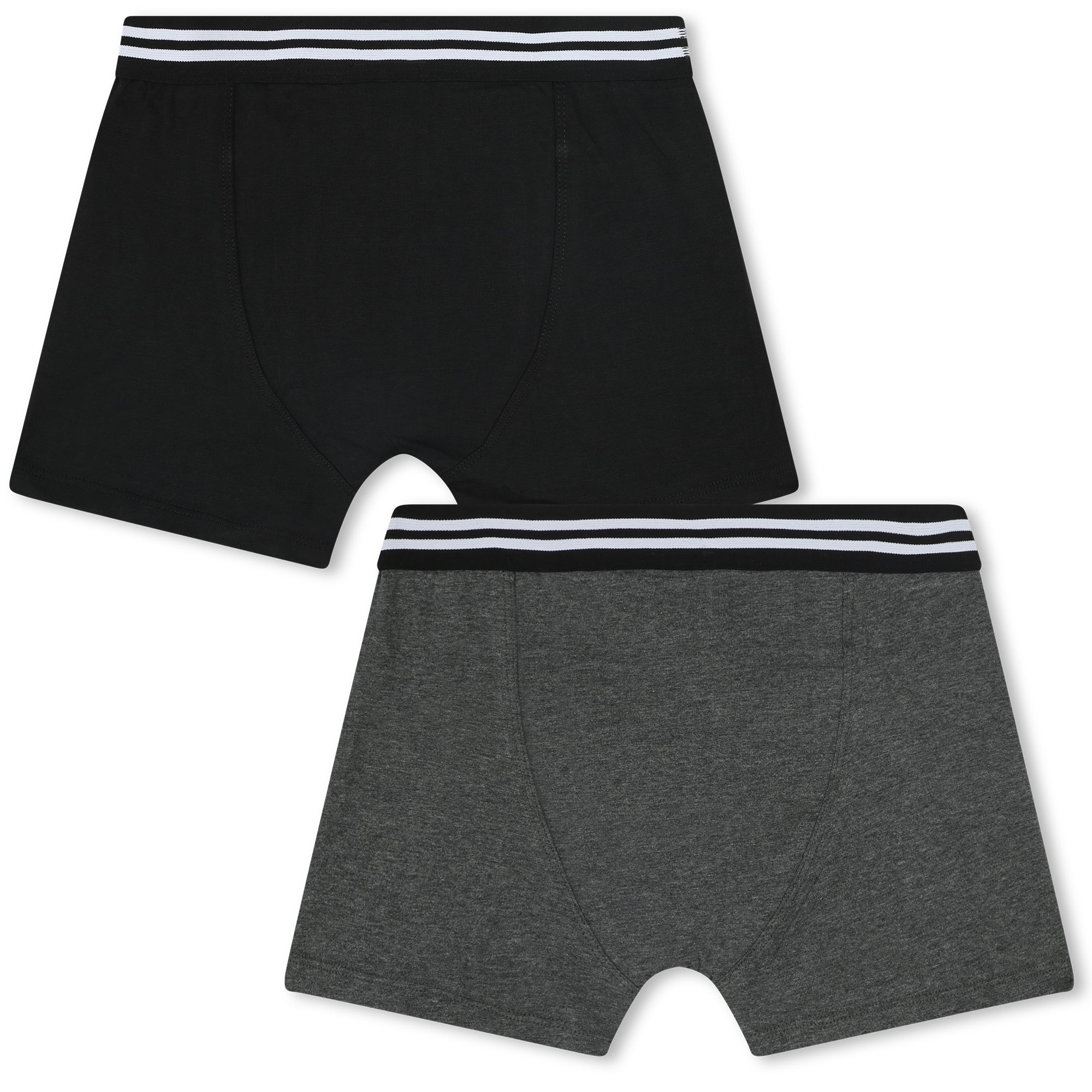 Set 2 Boxers Negro & Gris Niño