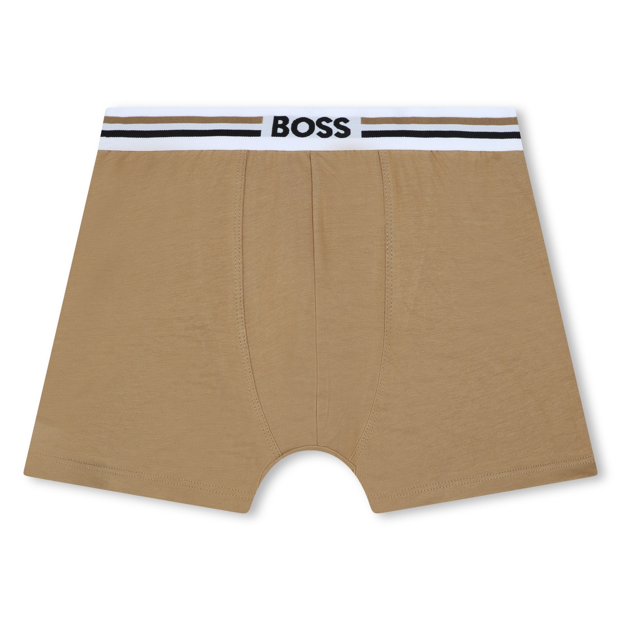 Set 2 Boxers Negro & Camel Niño