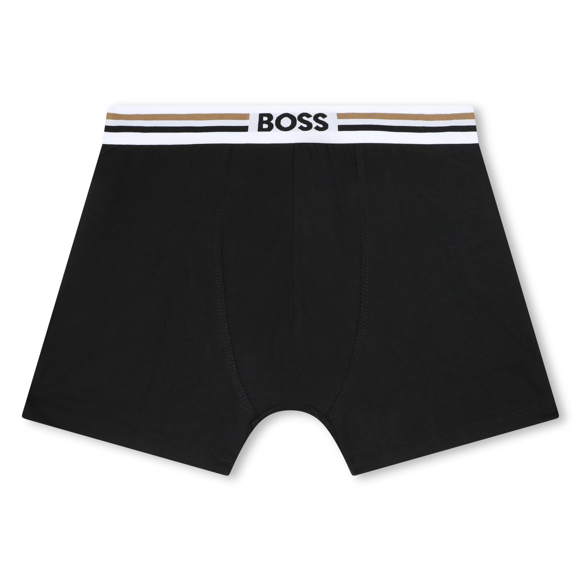 Set 2 Boxers Negro & Camel Niño