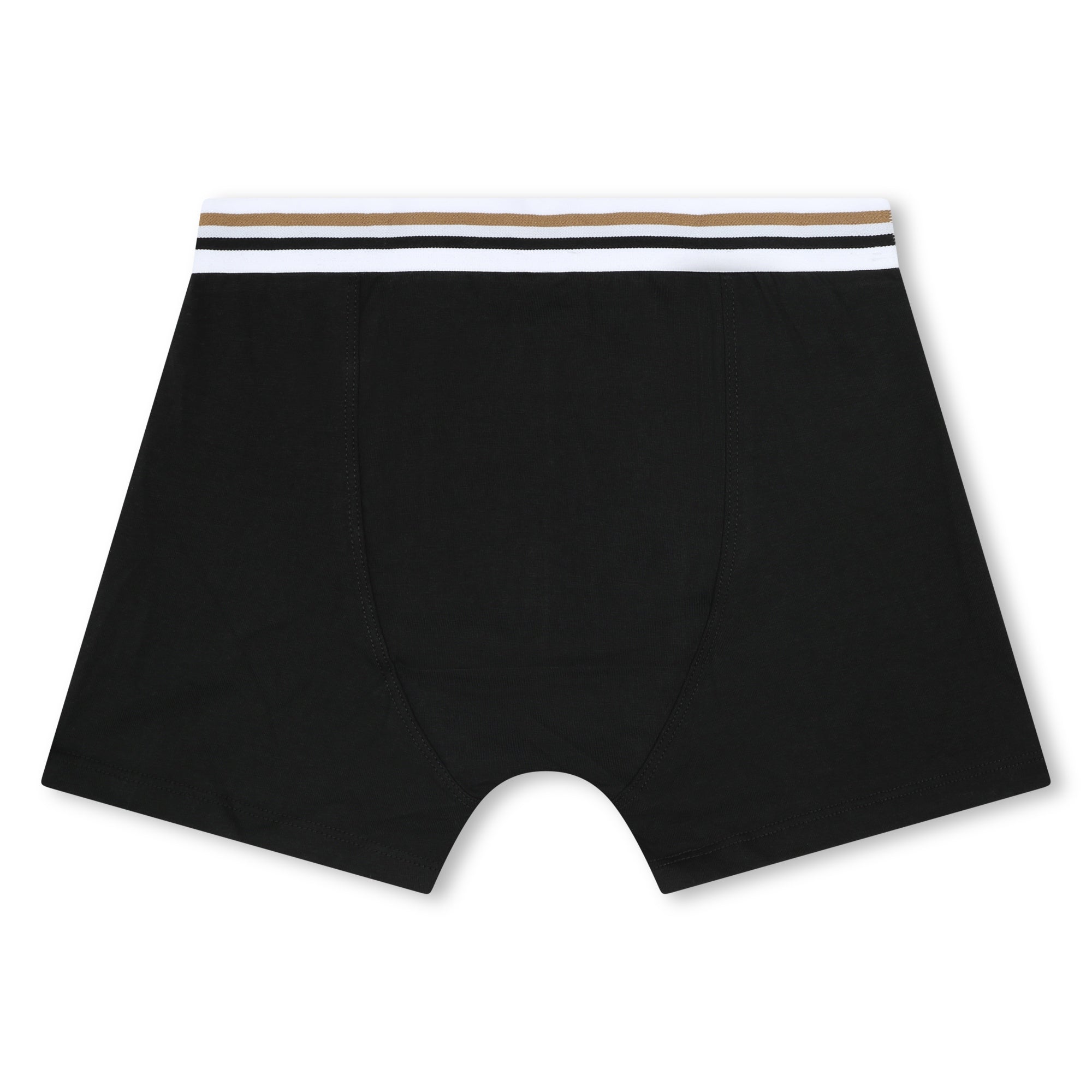 Set 2 Boxers Negro & Camel Niño