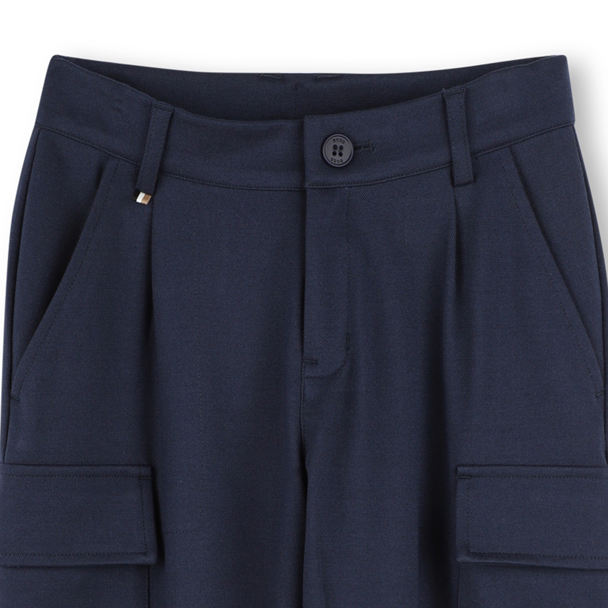 Pantalón Cargo Piqué Azul Niño