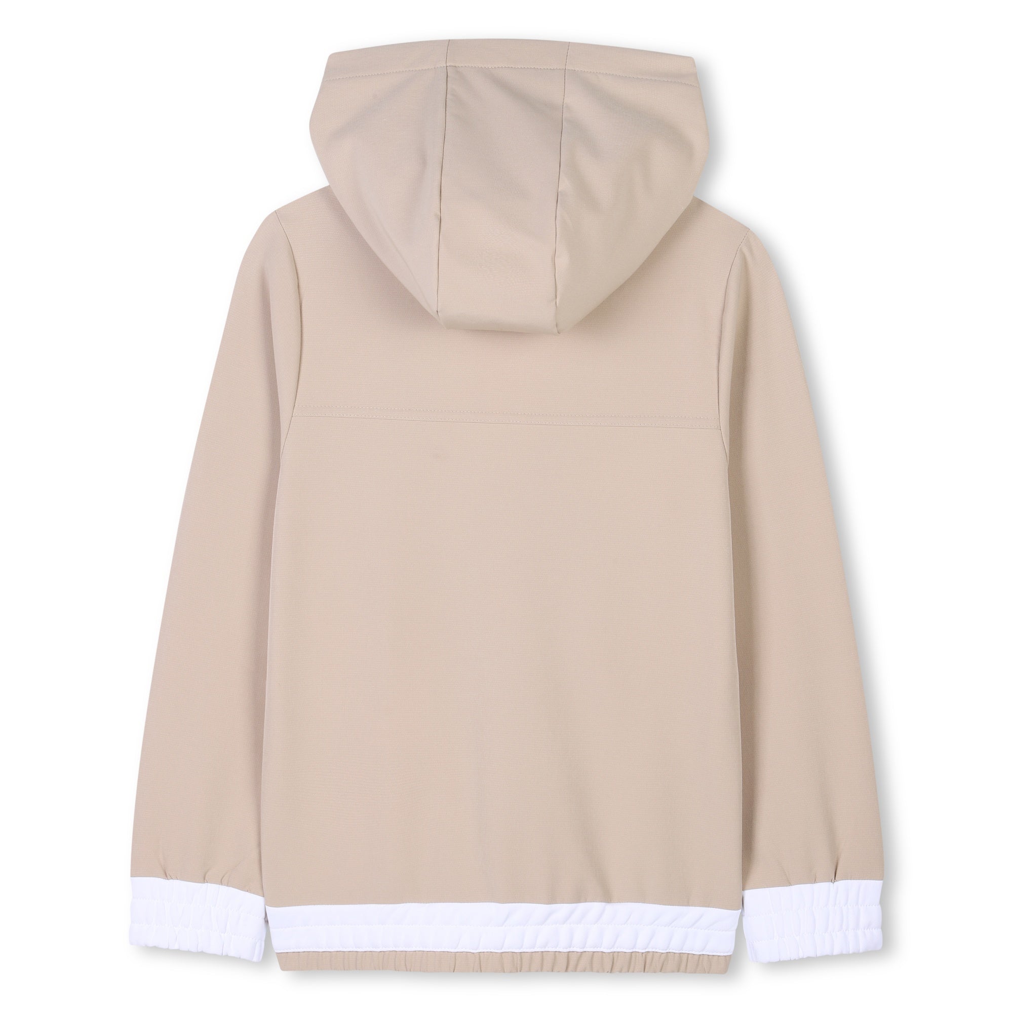 Chaqueta Hooded Deportiva Blanca Double B Niño