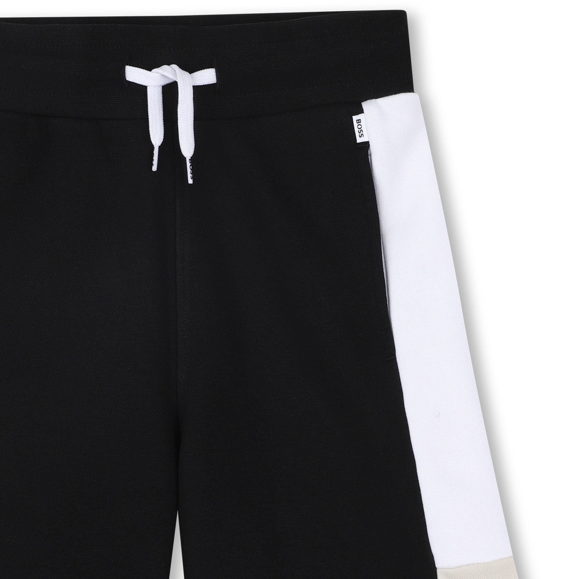 Bermuda Jogging Negra Niño
