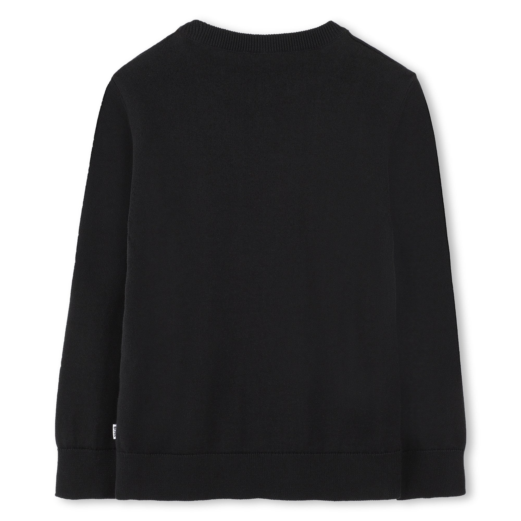 Sweater Tejido Algodón Negro Tricolor Niño