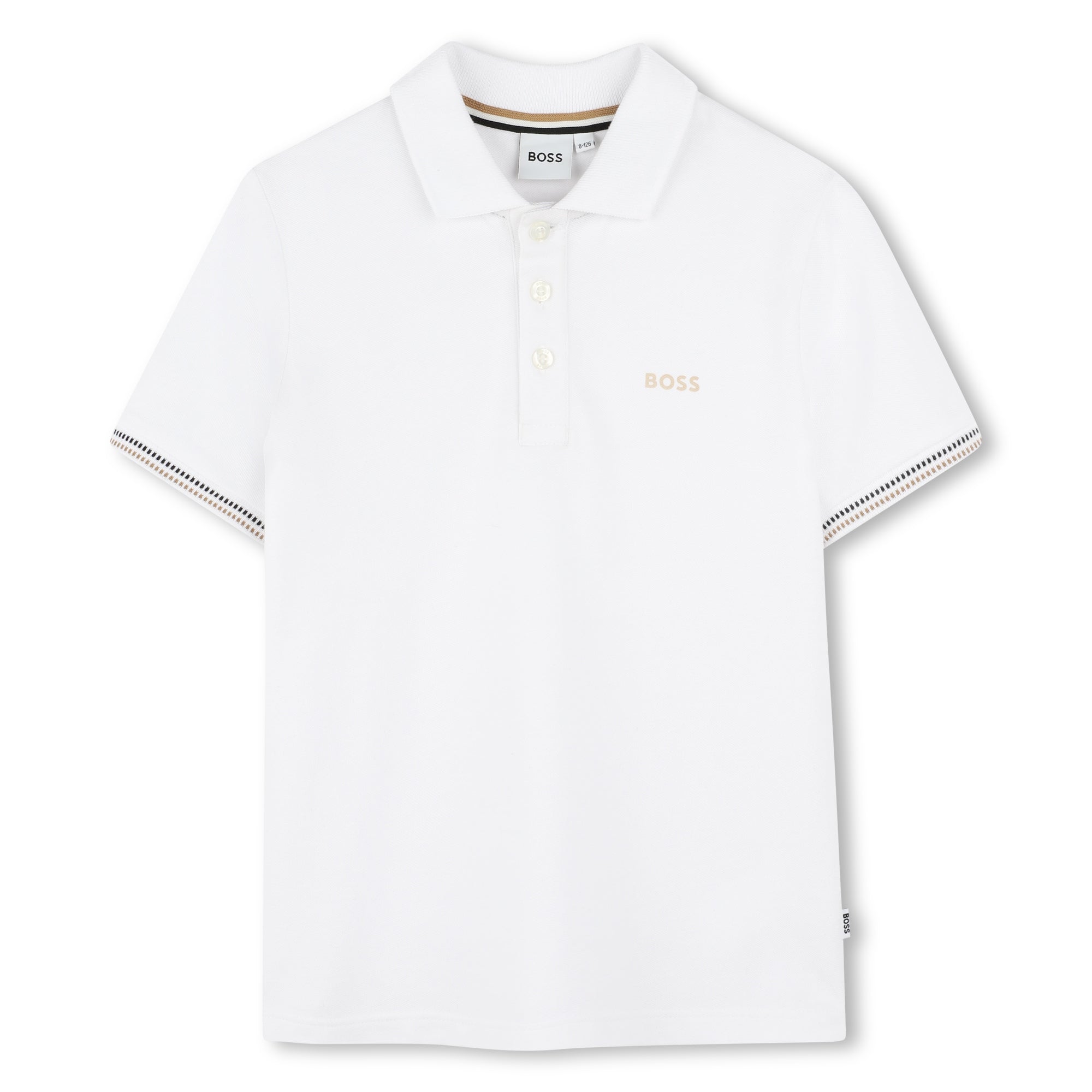 Polo Piqué Blanca Niño