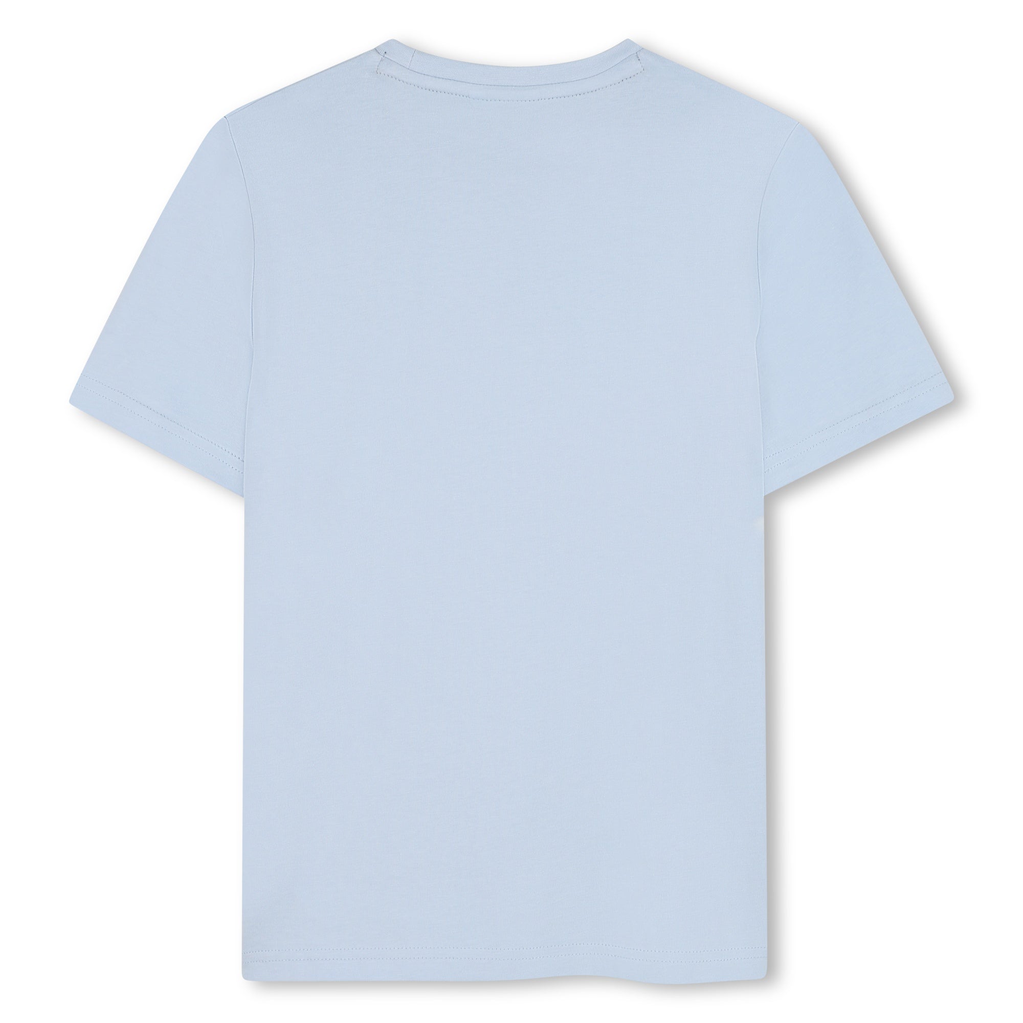 Camiseta Algodón Azul Persa Logotipo Icónico Niño