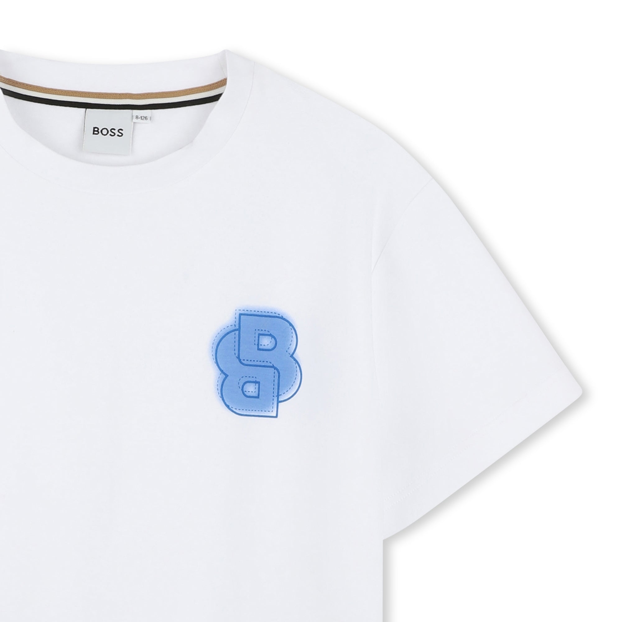 Camiseta Algodón Blanco Double B Niño