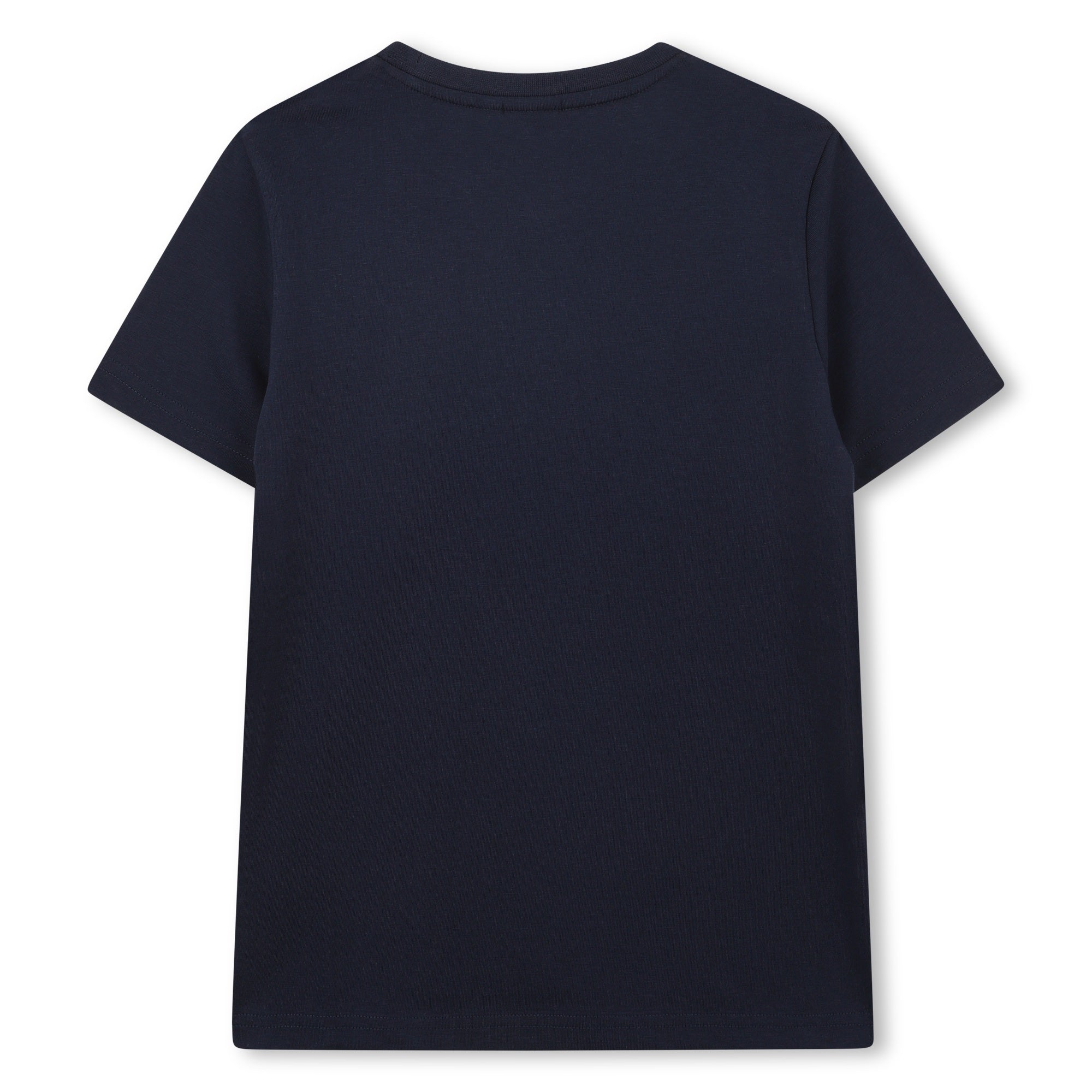 Camiseta Algodón Azul Logotipo Fantasía Niño