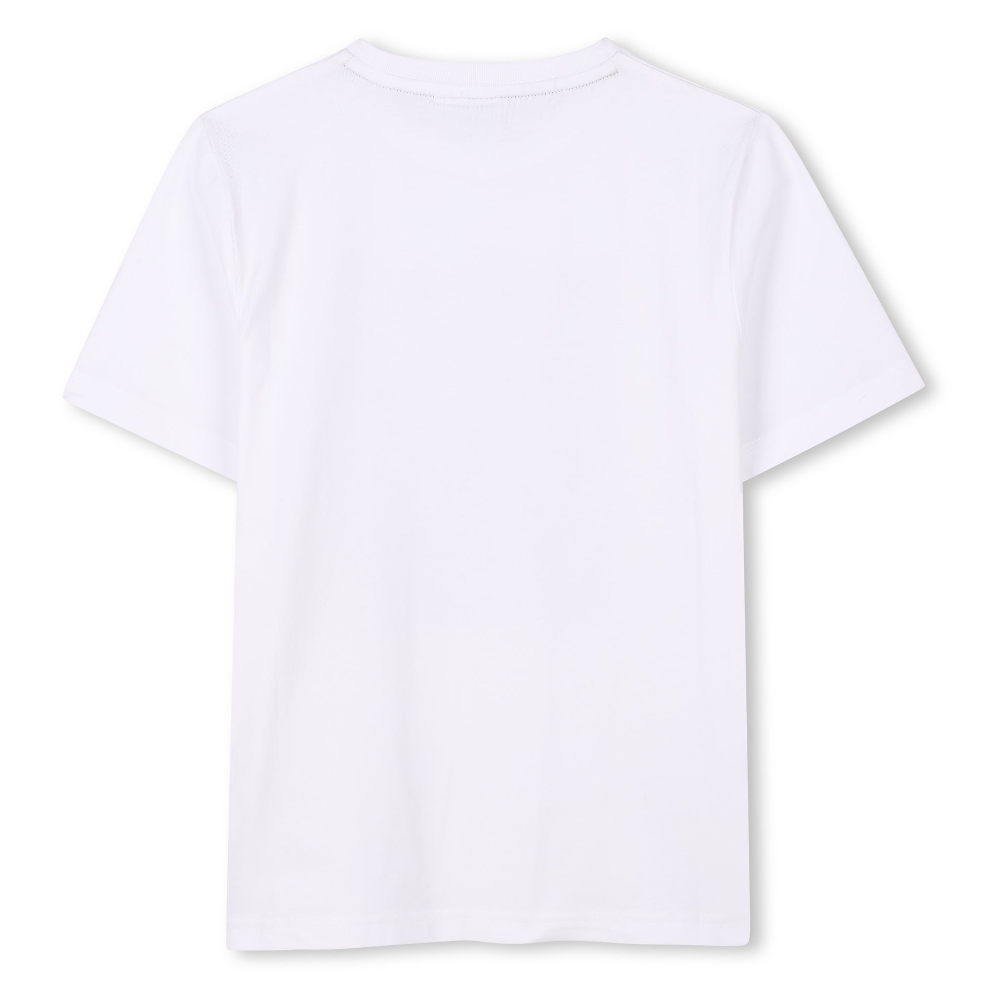 Camiseta Algodón Blanca Ilustración Niño