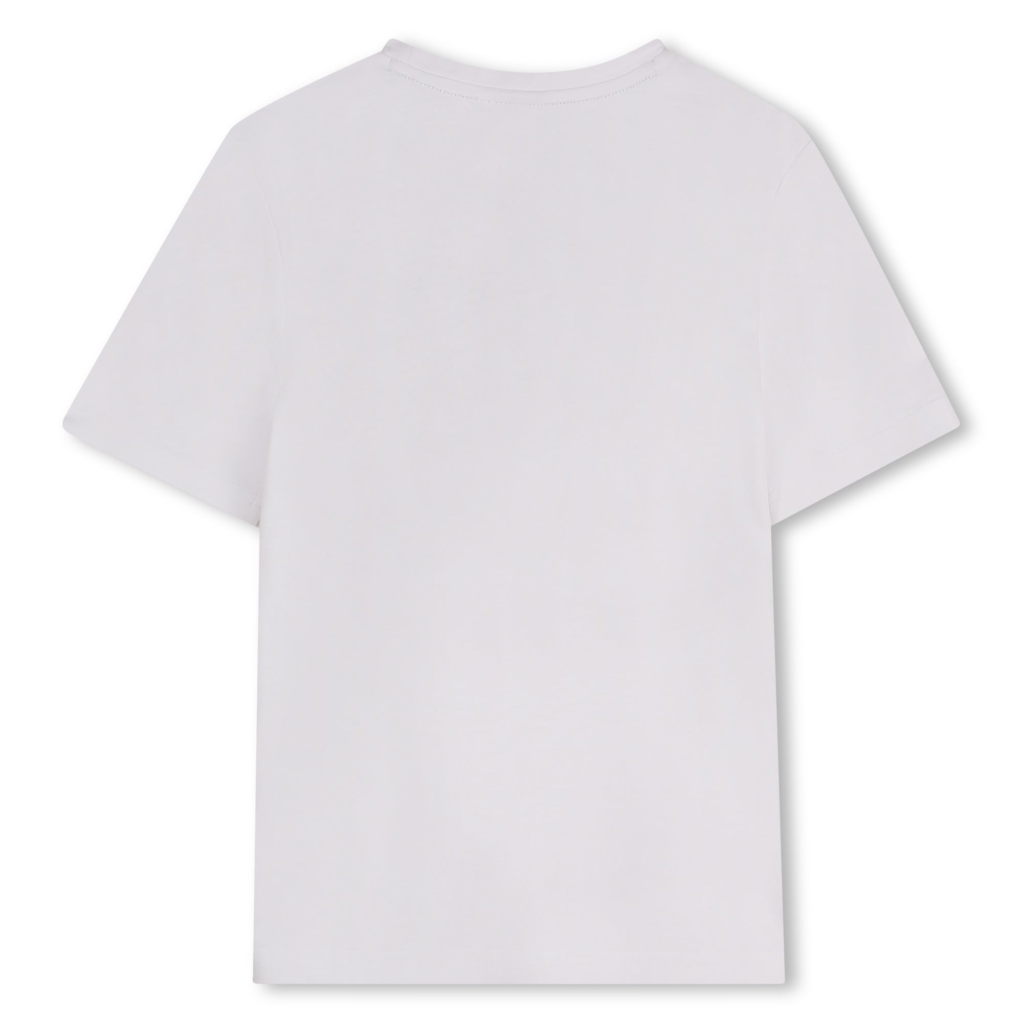 Camiseta Algodón Blanca Multilogo Niño