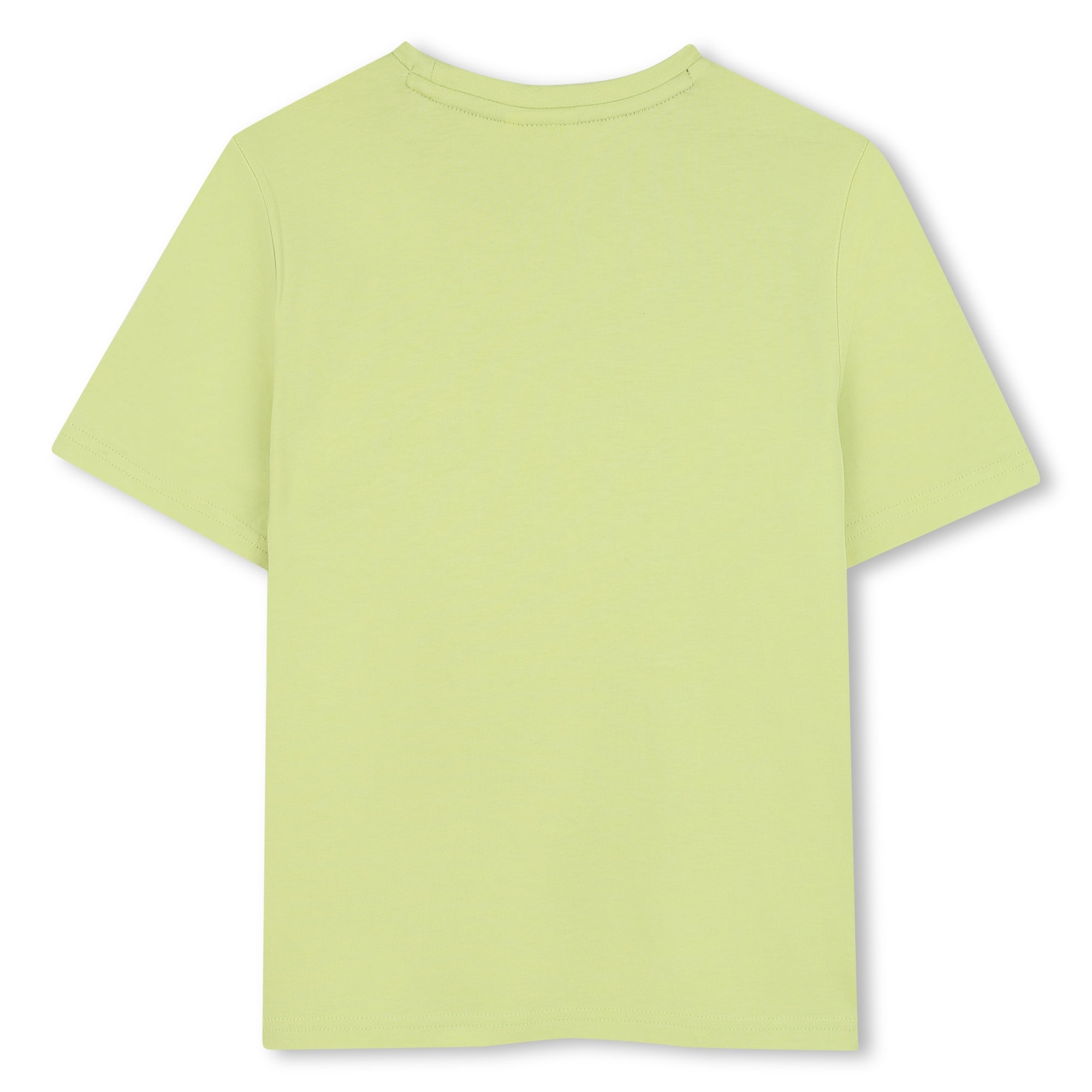 Camiseta Algodón Verde Manzana Multilogo Niño