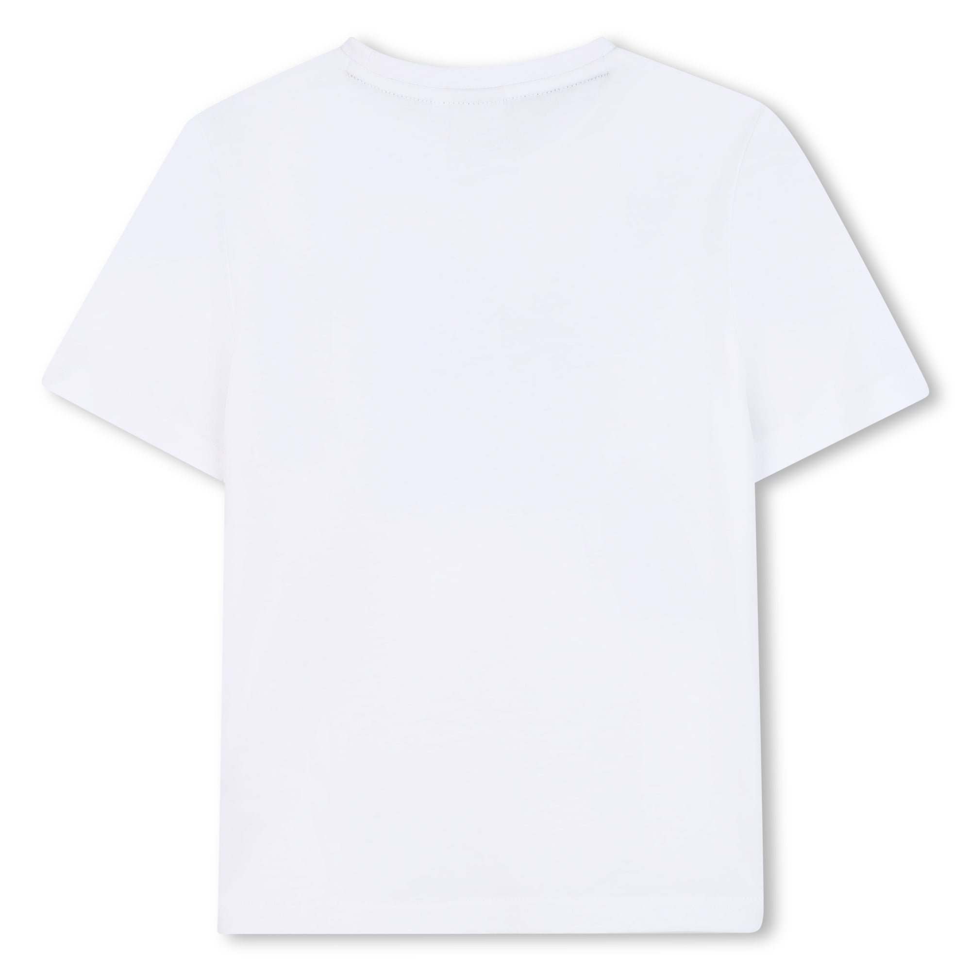 Camiseta Algodón Blanco Ilustración Niño