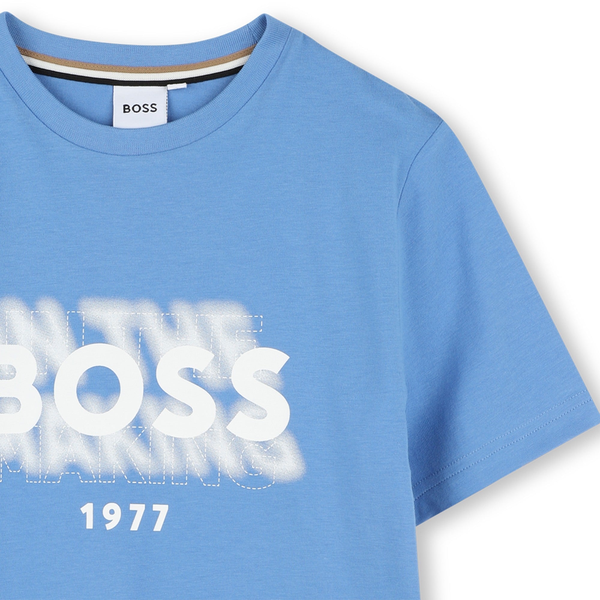 Camiseta Azul Logotipo Fantasía Niño