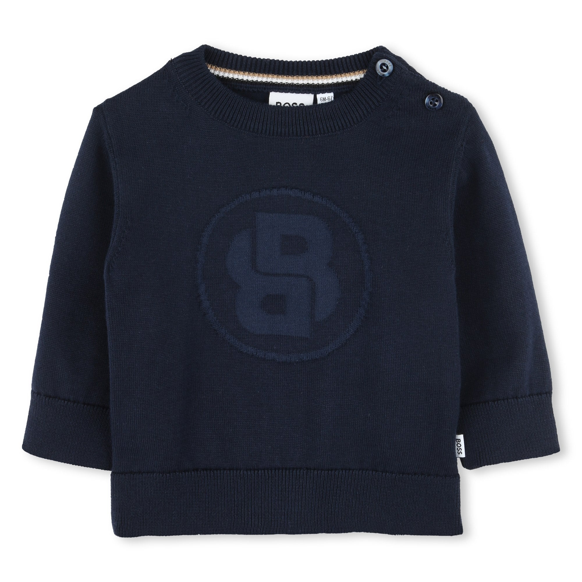 Sweater Tejido Algodón Azul Double B Bebé