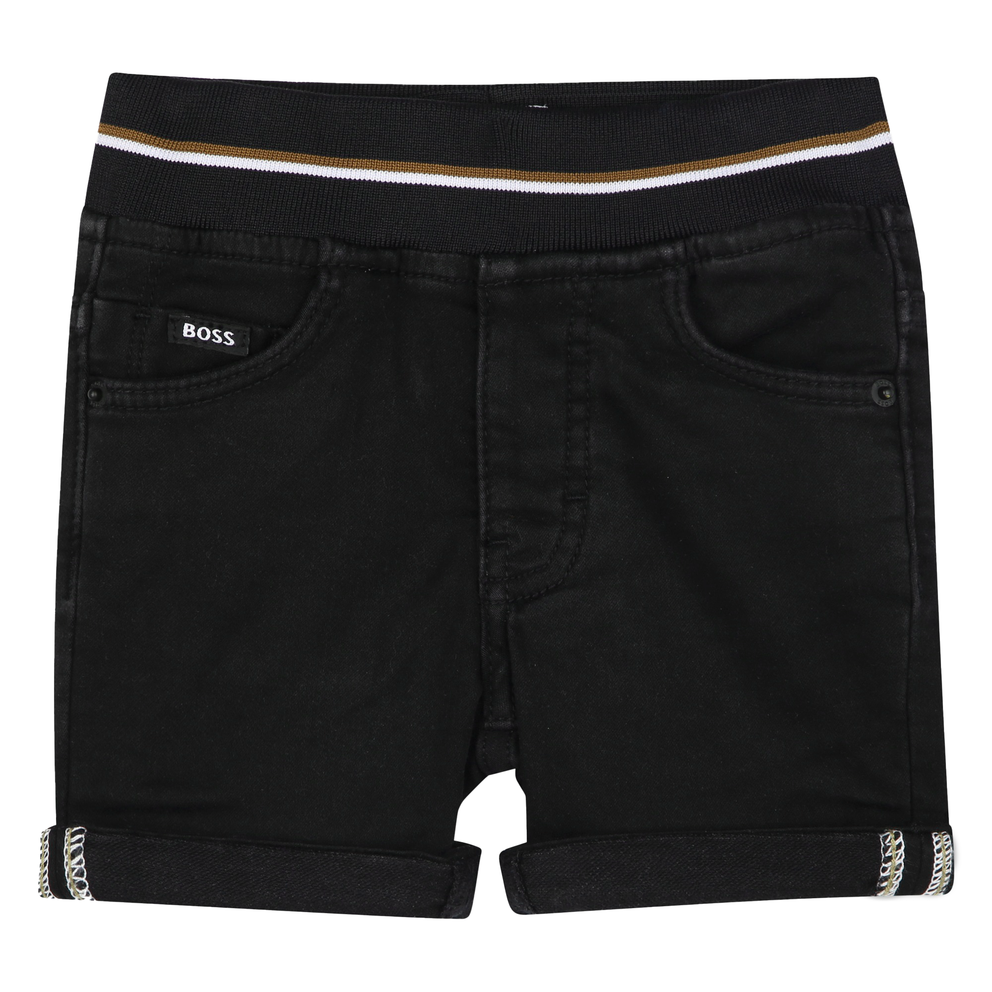 Bermuda Denim Negra Bebé