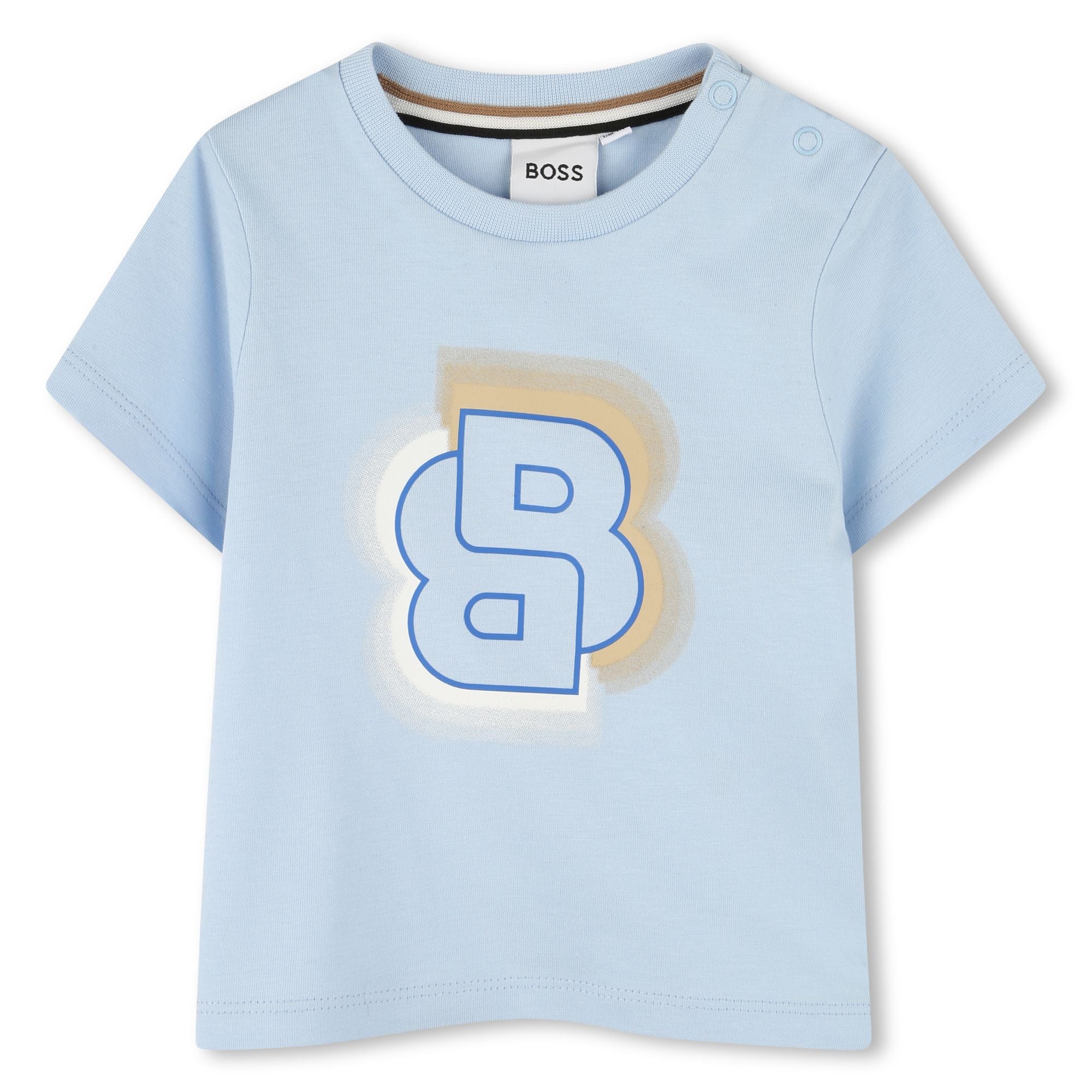 Camiseta Algodón Azul Double B Bebé