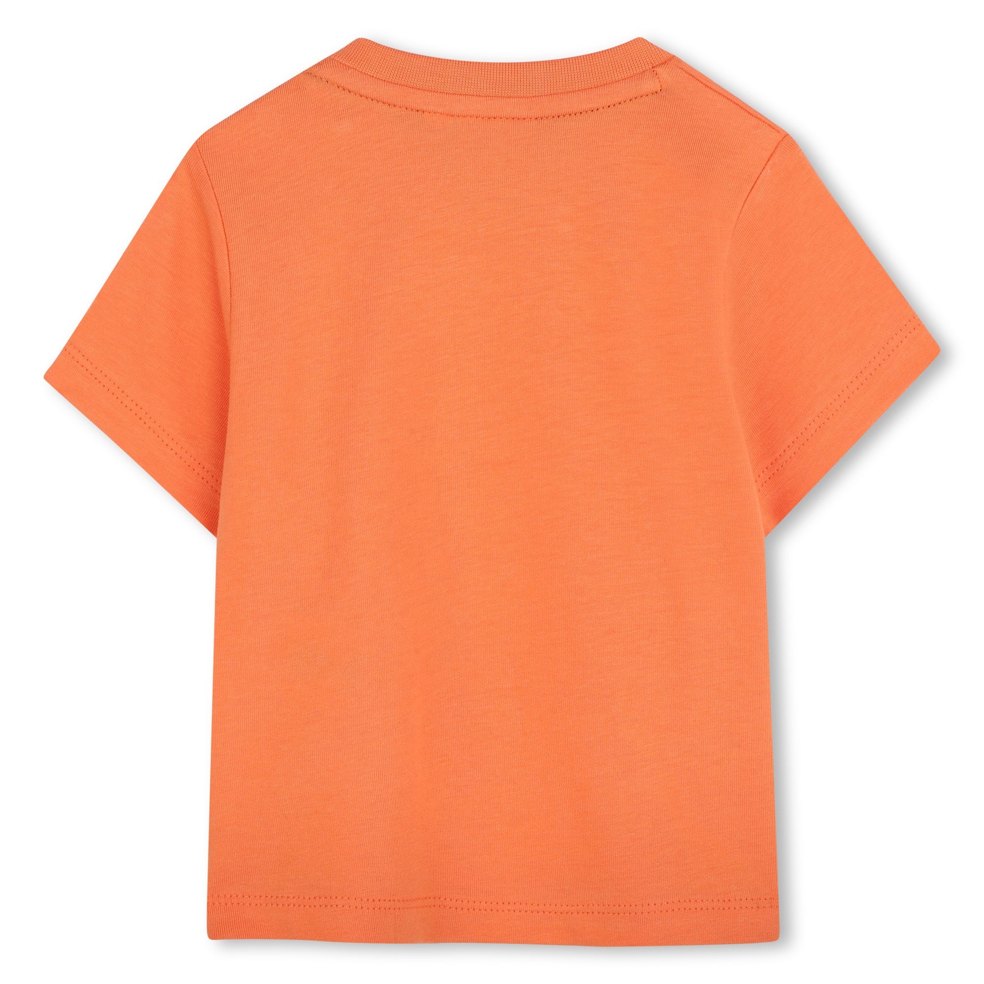 Camiseta Algodón Mango Ilustración Bebé