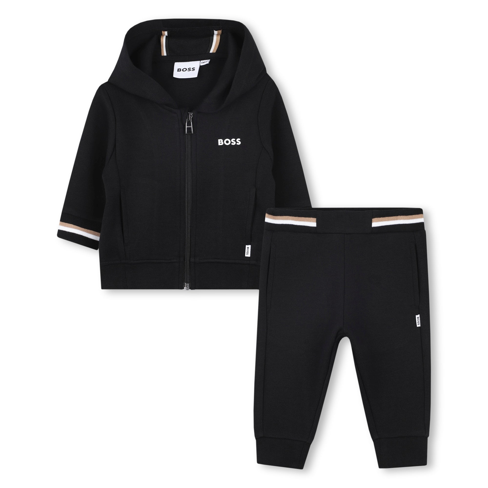 Sudadera Negra Icónica Bebé