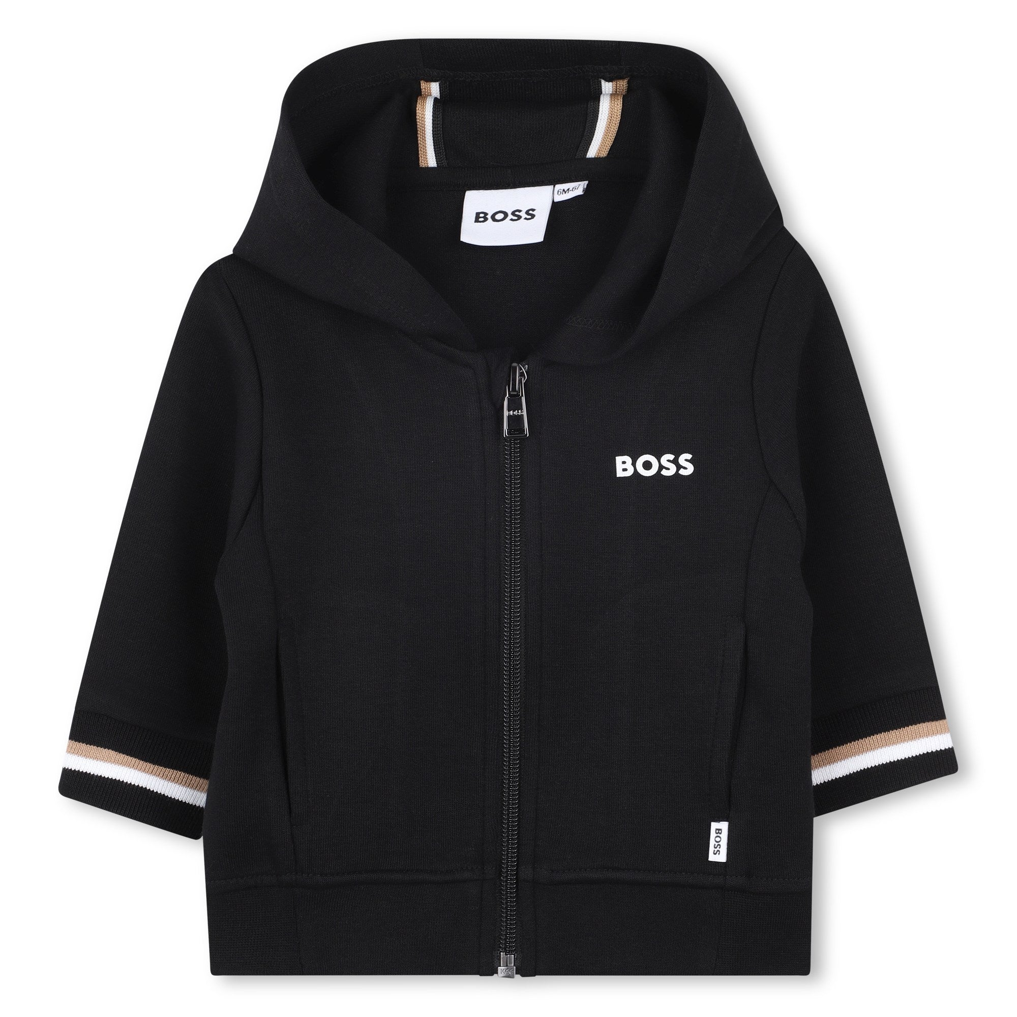 Sudadera Negra Icónica Bebé
