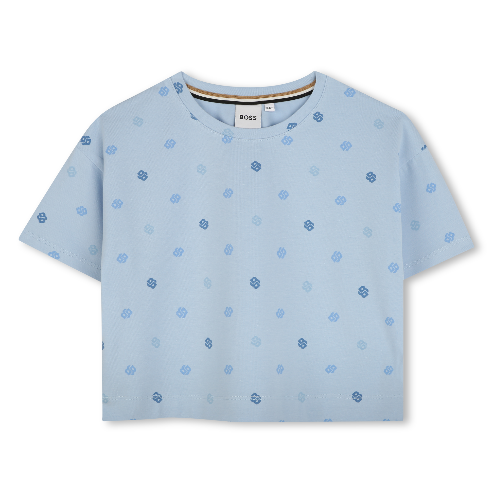 Camiseta Azul Persia Algodón Double B Niña