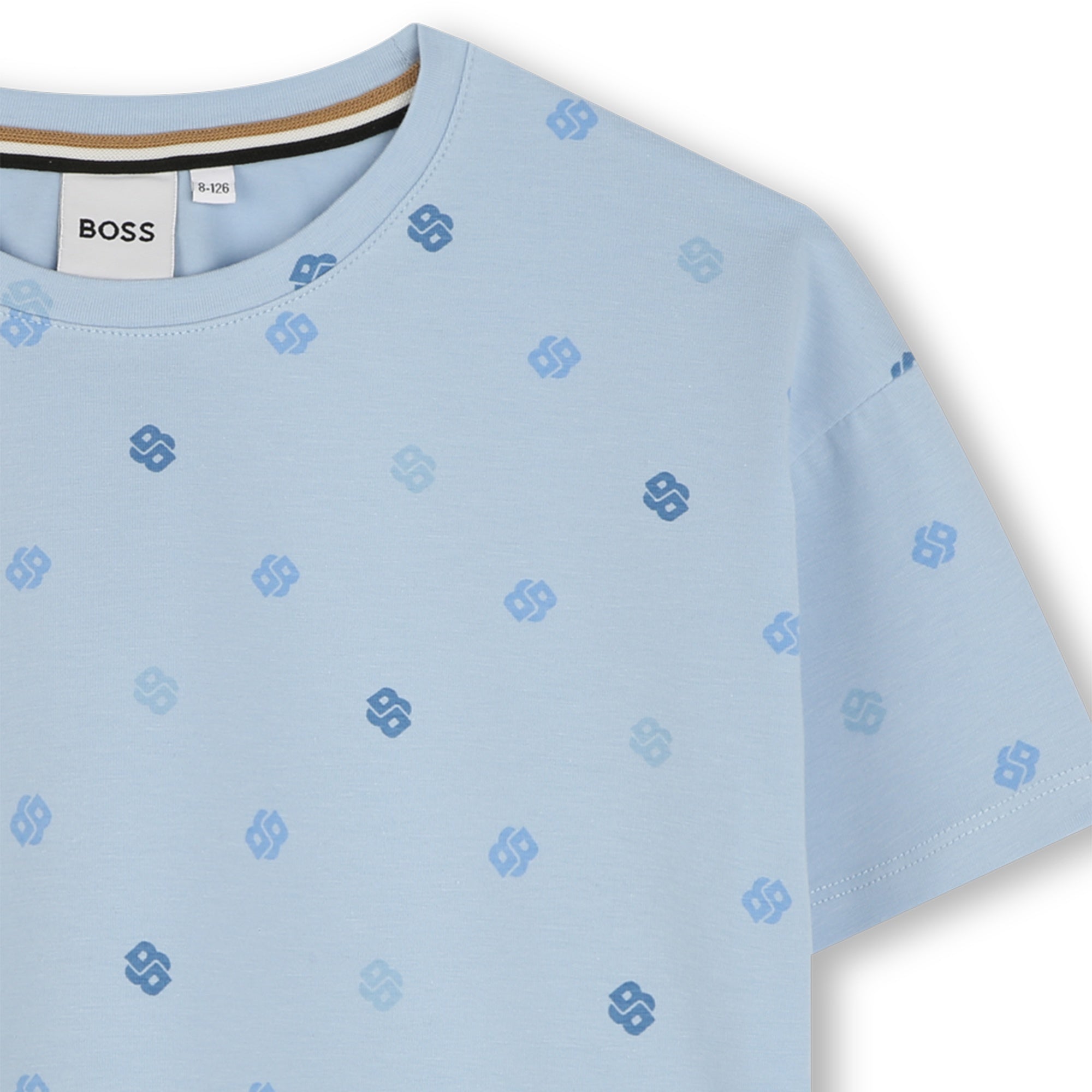 Camiseta Azul Persia Algodón Double B Niña