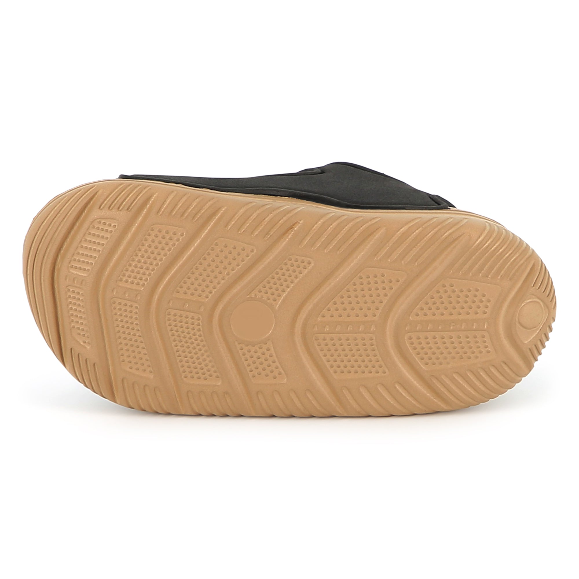 Sandalias Negras Logotipo Destacado Bebé