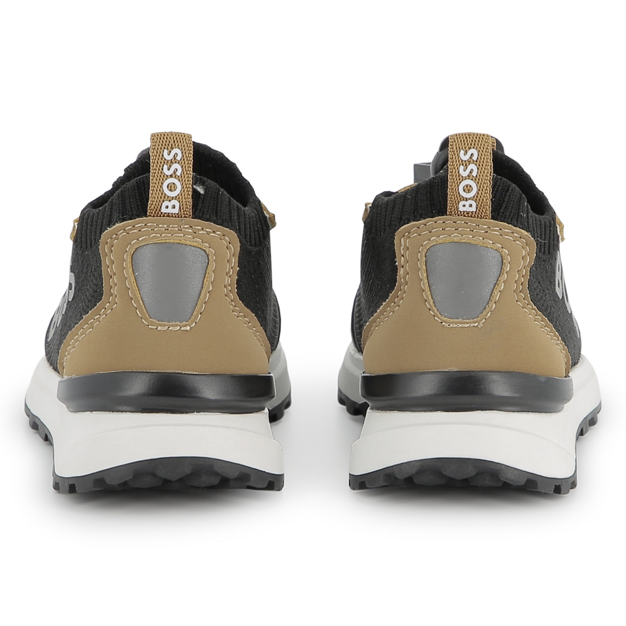 Zapatillas Sneakers Tipo Calcetín Camel Niño