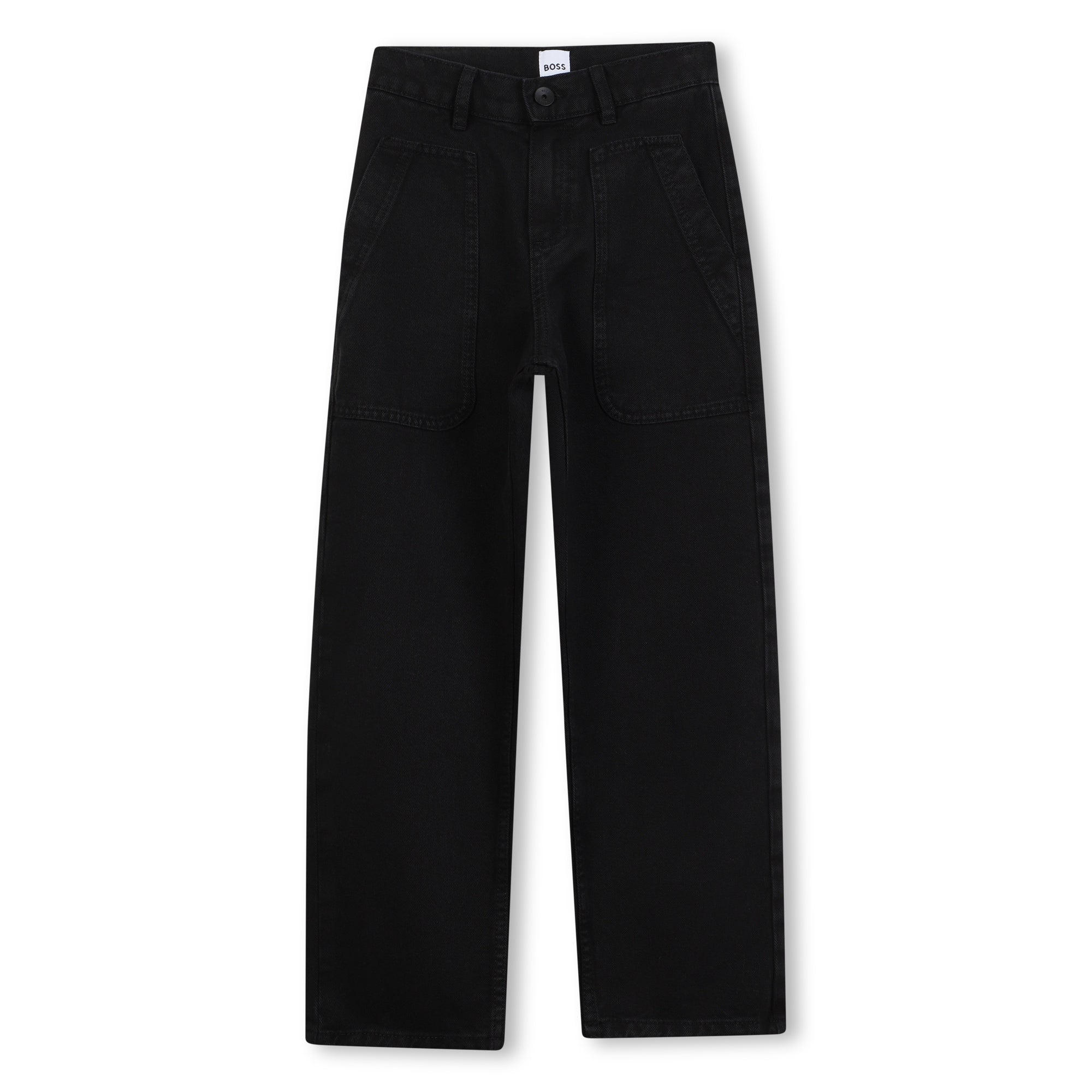 Pantalón Sarga Bolsillos Parche