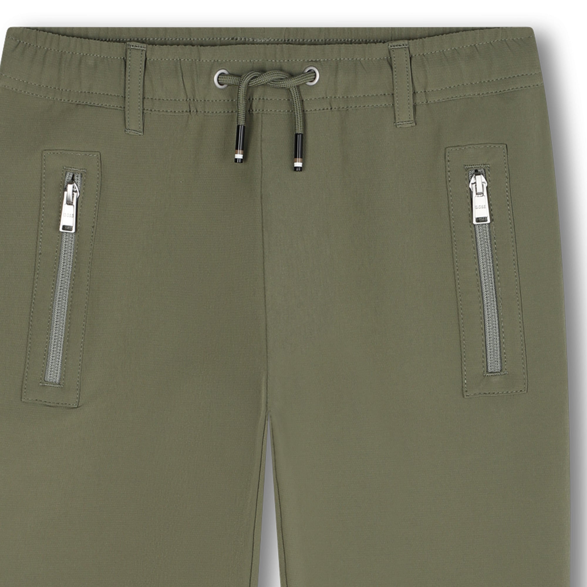 Pantalón Oliva Bolsillos Laterales