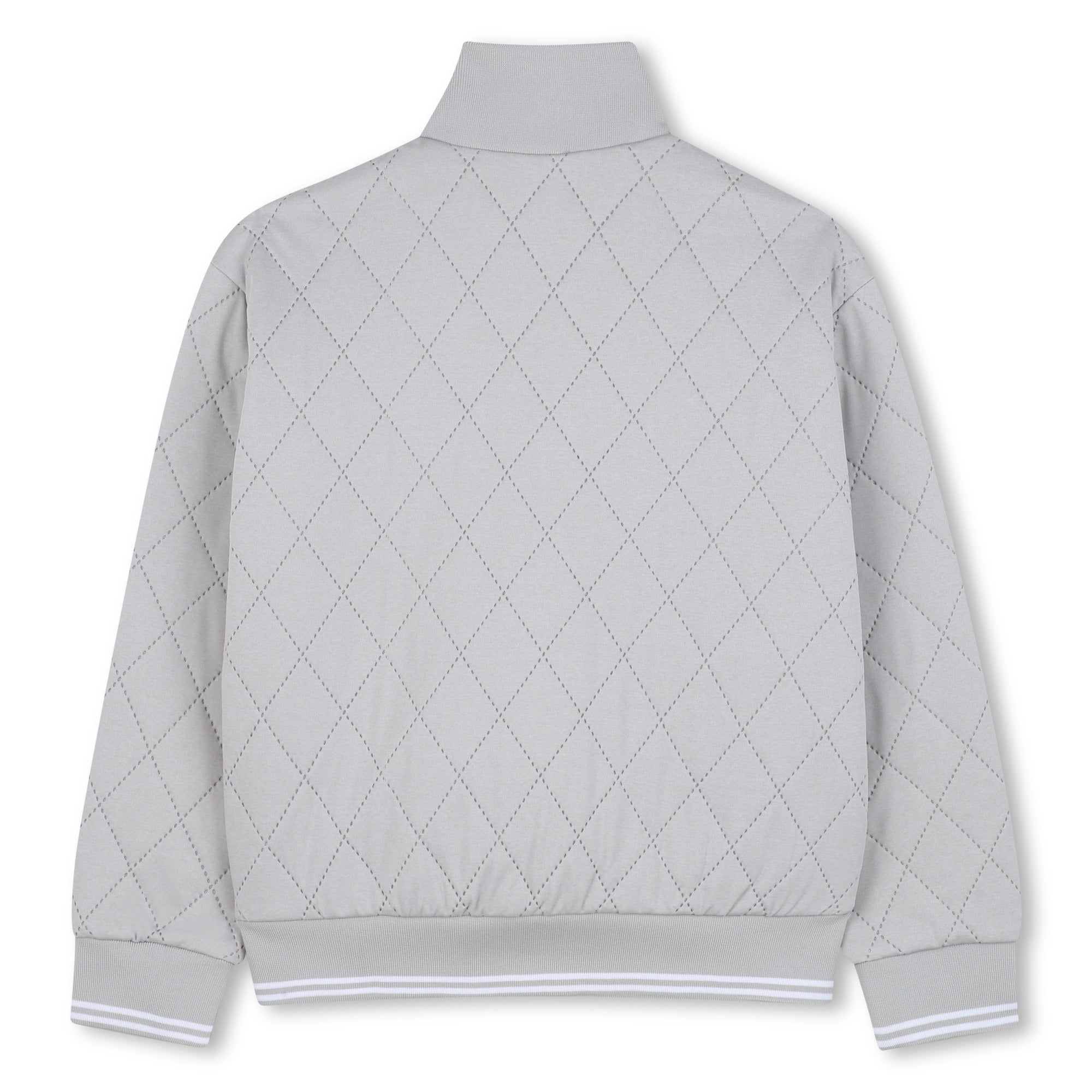 Cardigan Losange Gris Porcelana