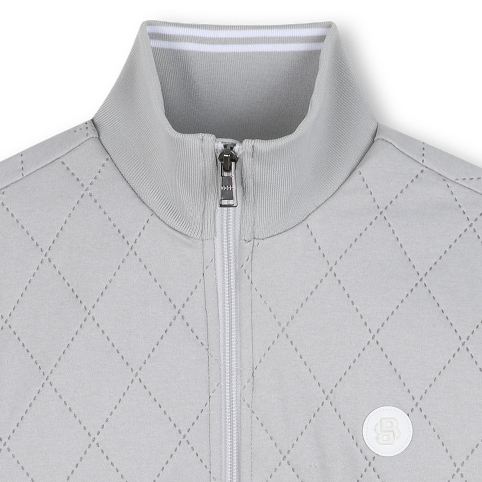 Cardigan Losange Gris Porcelana