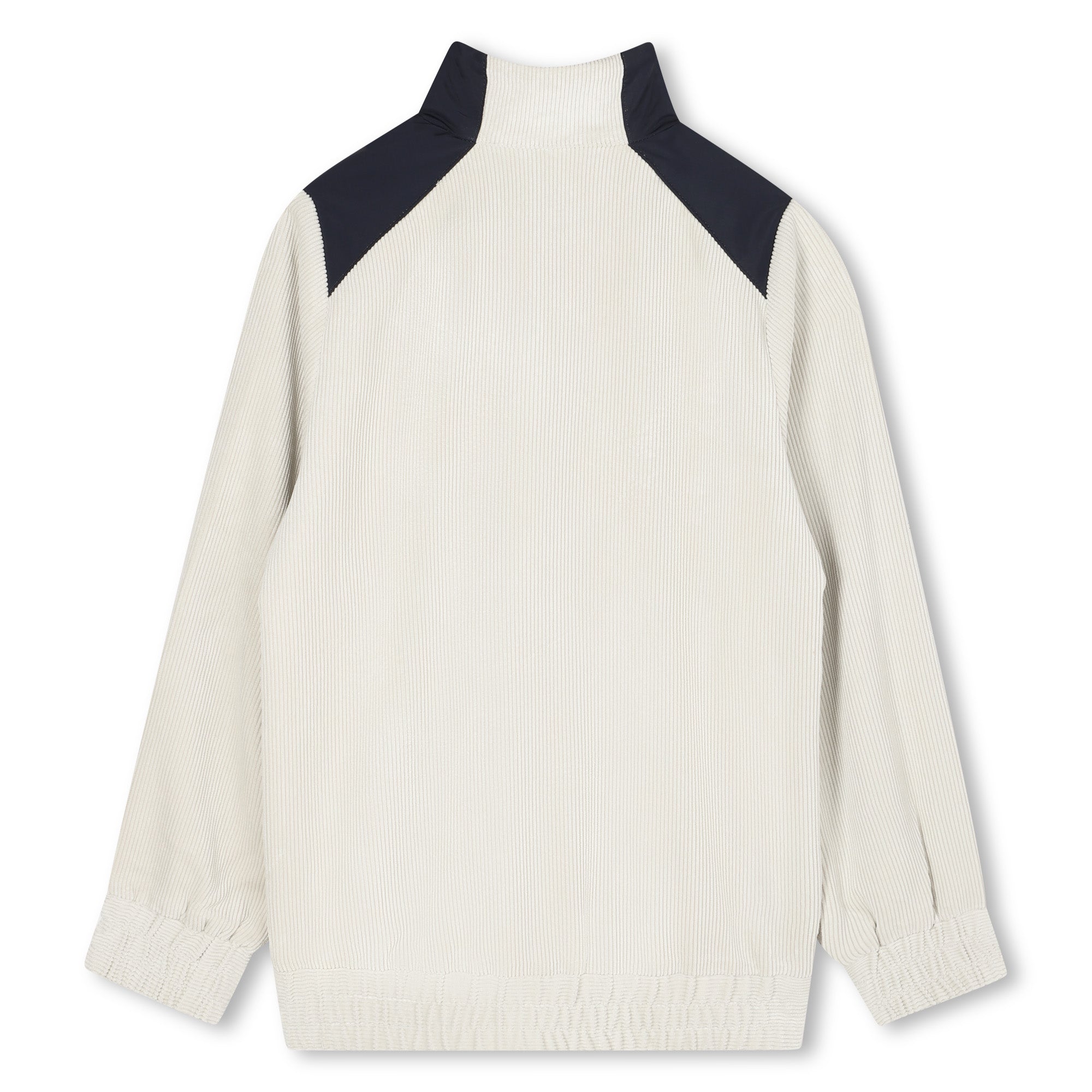 Cardigan Deportivo Recortes Vainilla