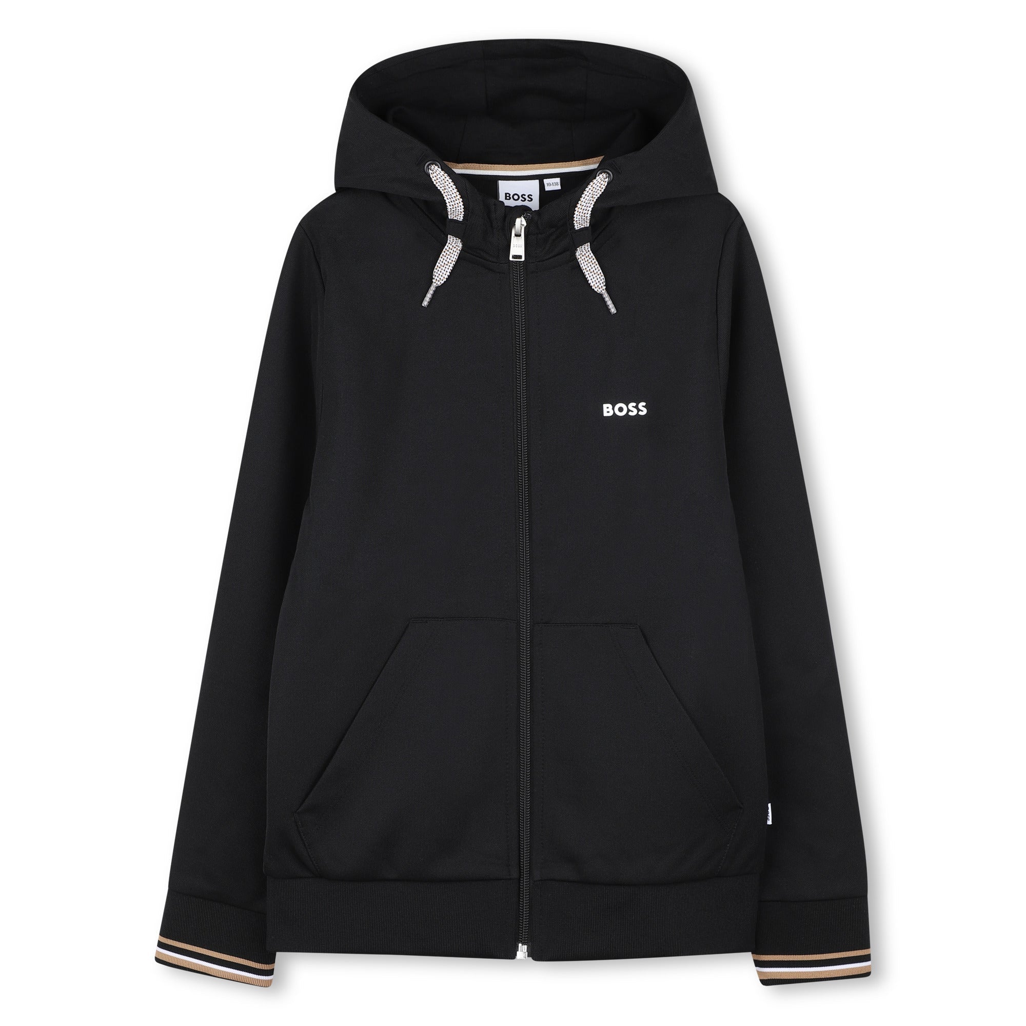 Cárdigan Hooded Negro Icónico