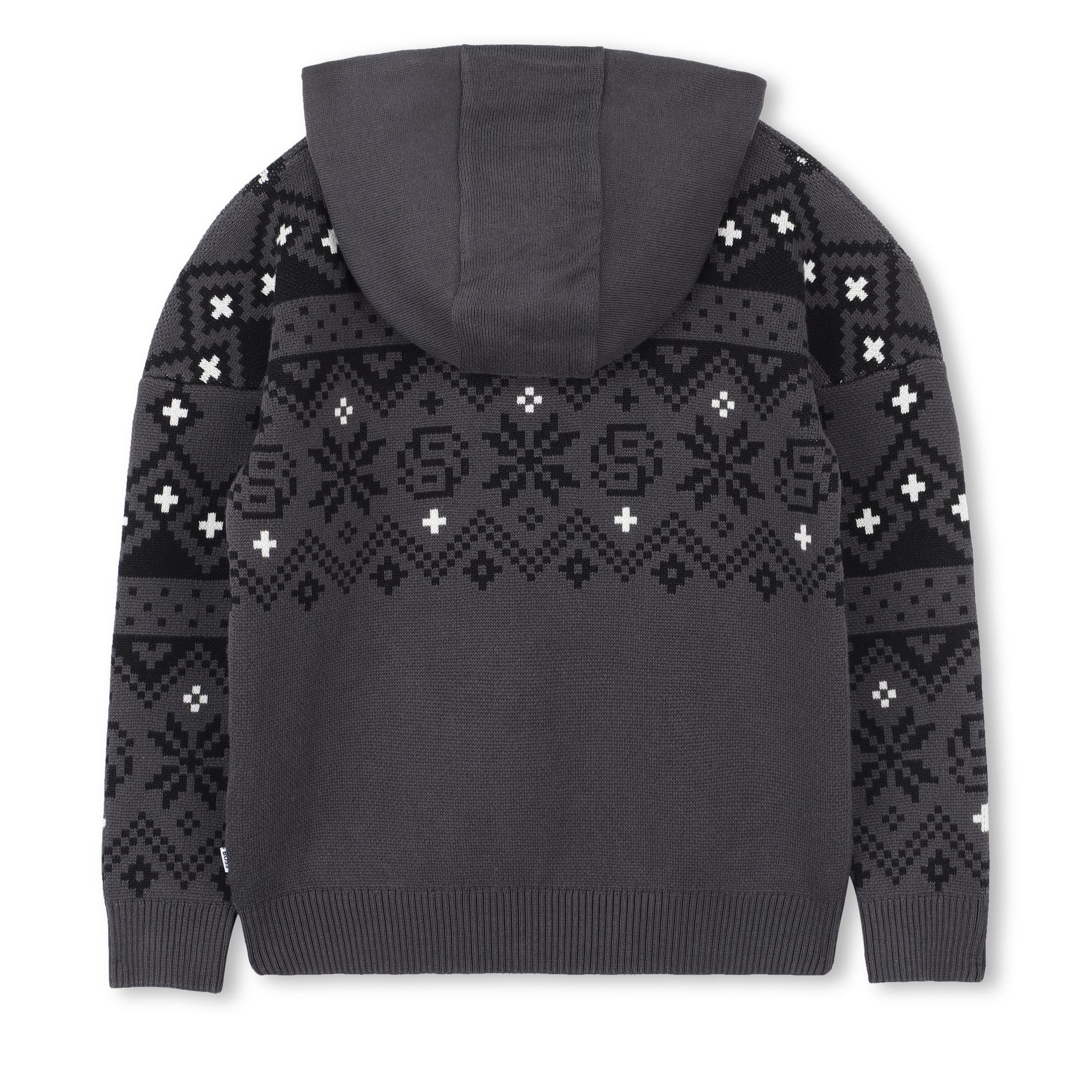 Hoodie Tejido Jaqcuard Invernal