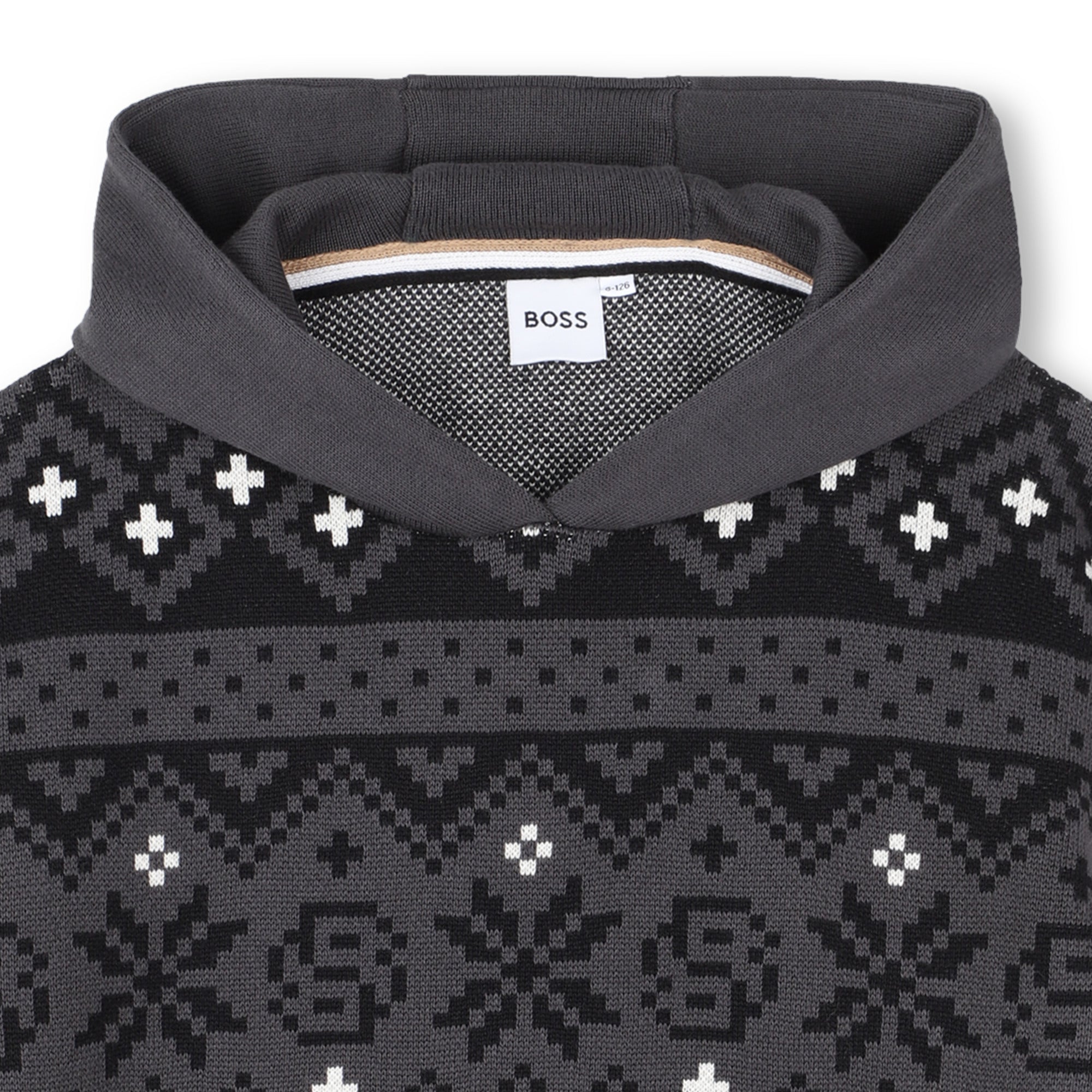 Hoodie Tejido Jaqcuard Invernal